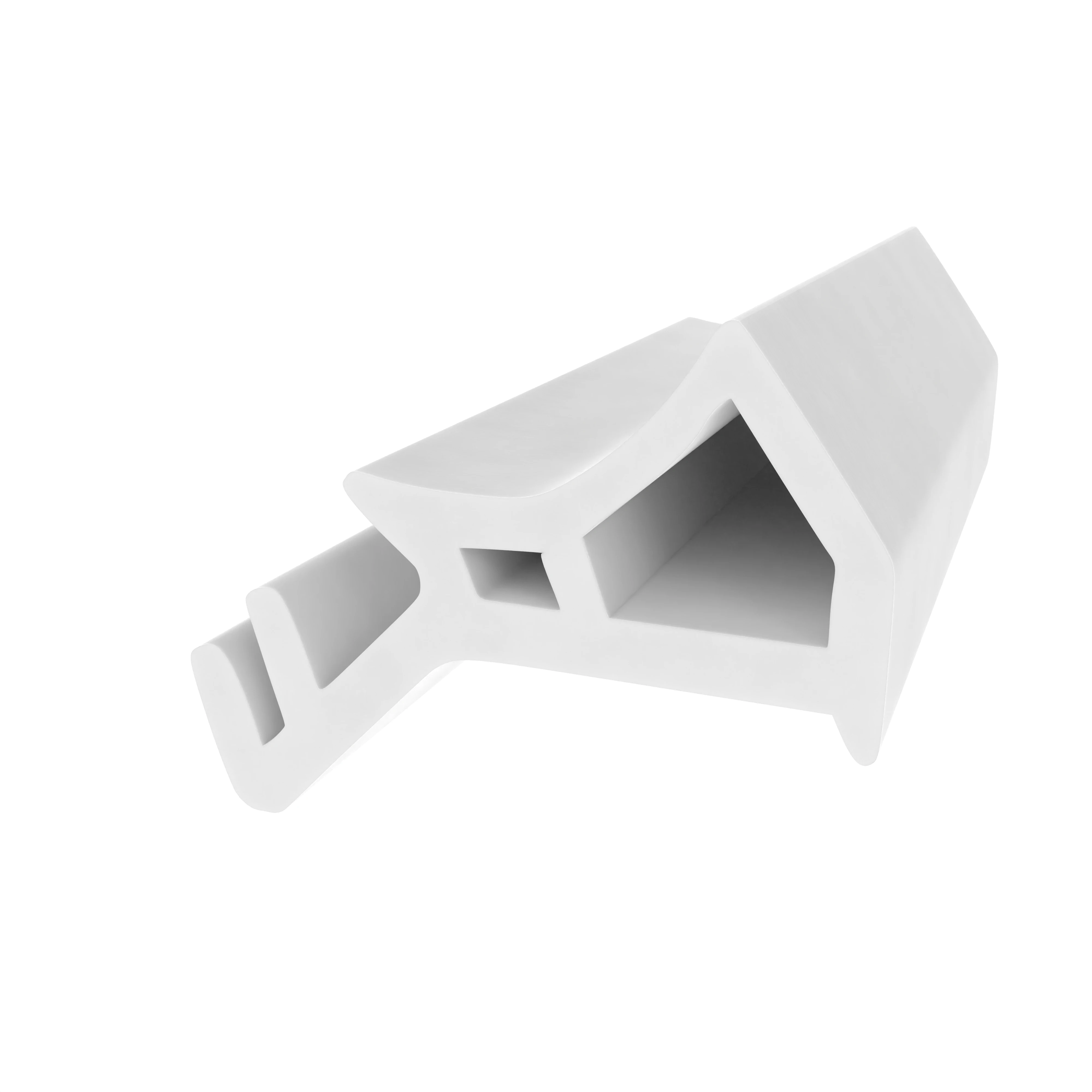 Türrahmen Dichtung - Stahlzargendichtung für Metalltüren | Farbe: weiß