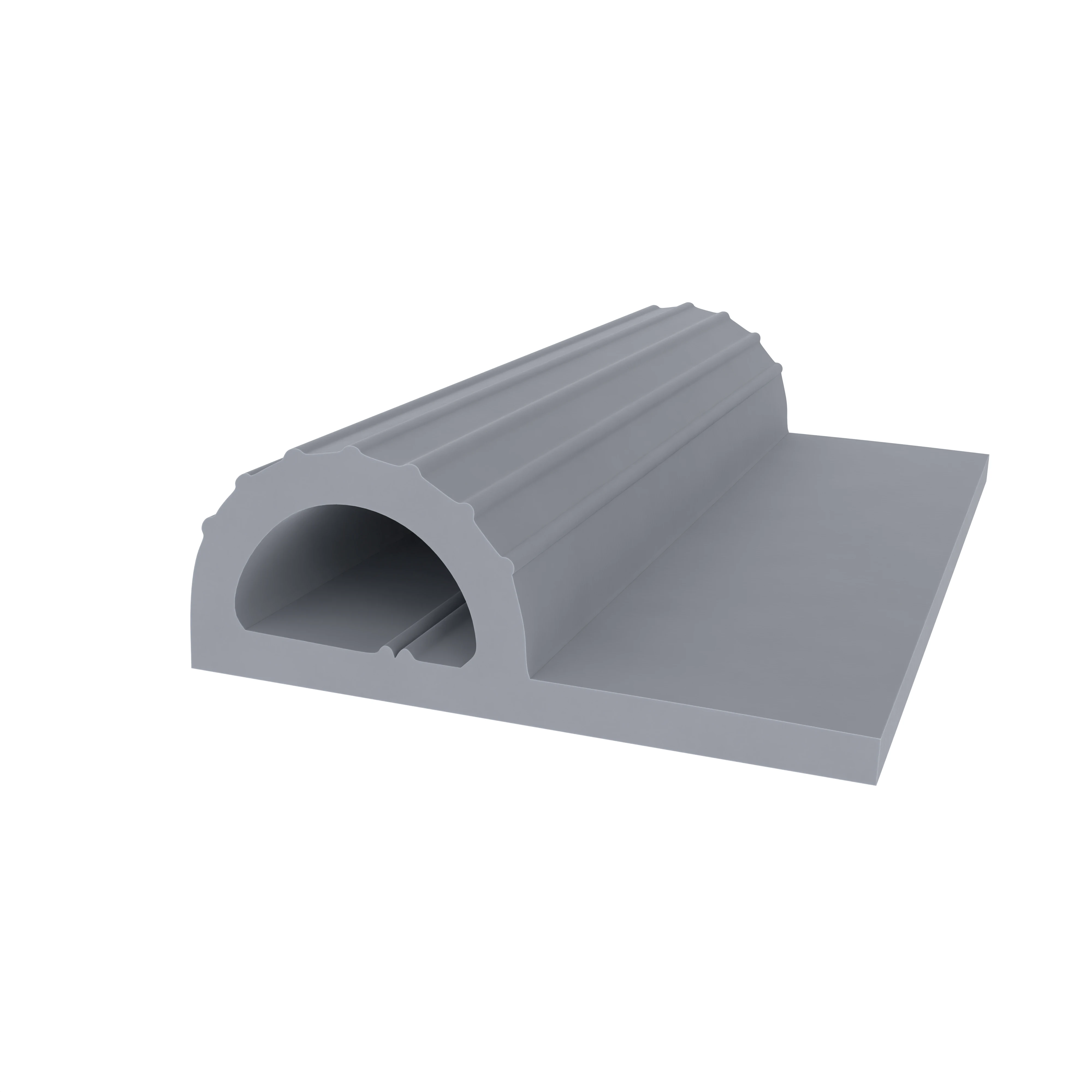 Zum Schrauben - Kühlschrankdichtung Meterware | Höhe: 8,7 mm | Farbe: grau