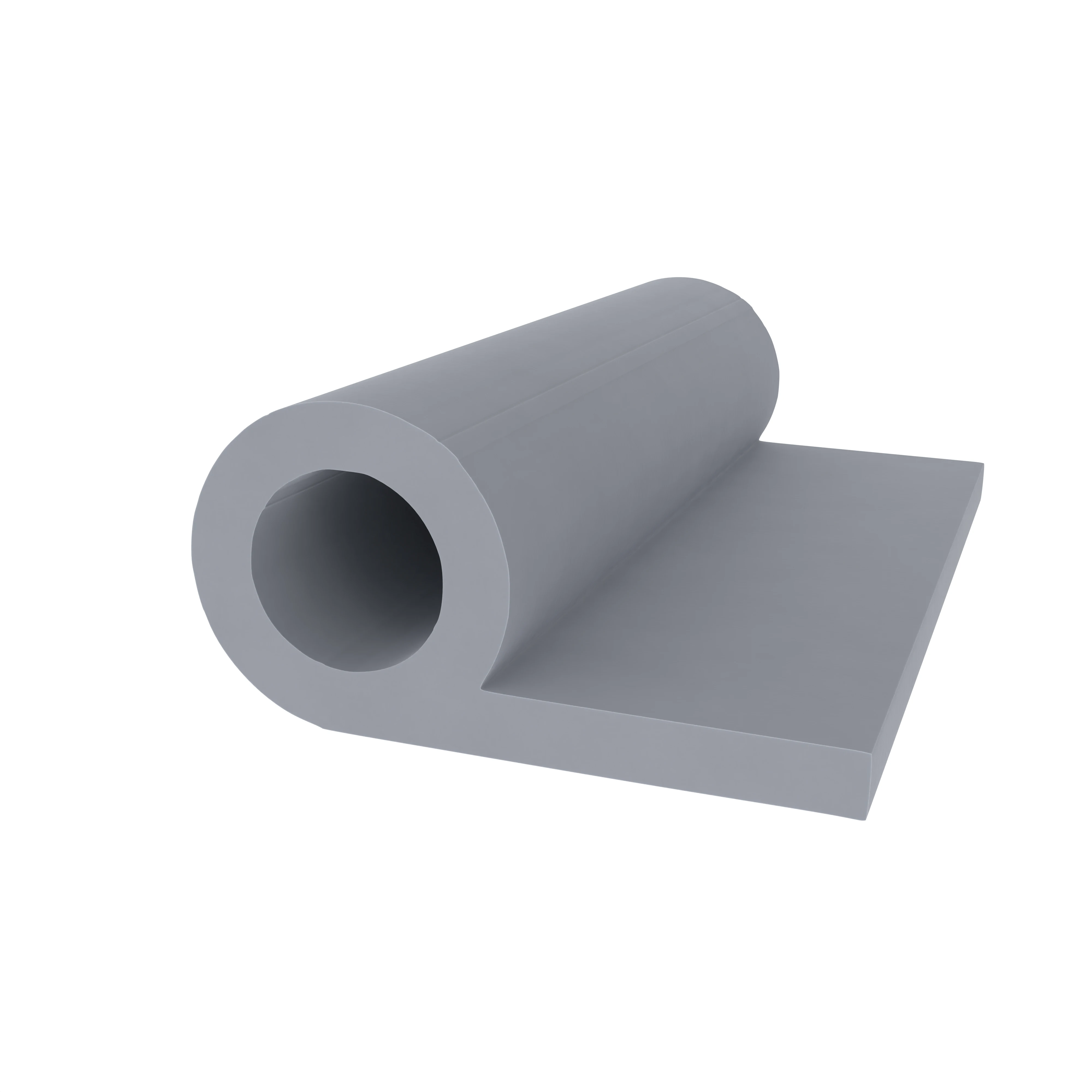 Stahlzargendichtung für Stahlprofile | 14 mm Breite | Farbe: grau