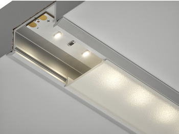 Beleuchtung - Unterbauprofil für Häfele Loox | Modell: Profil 1190 | Länge: 2500 mm