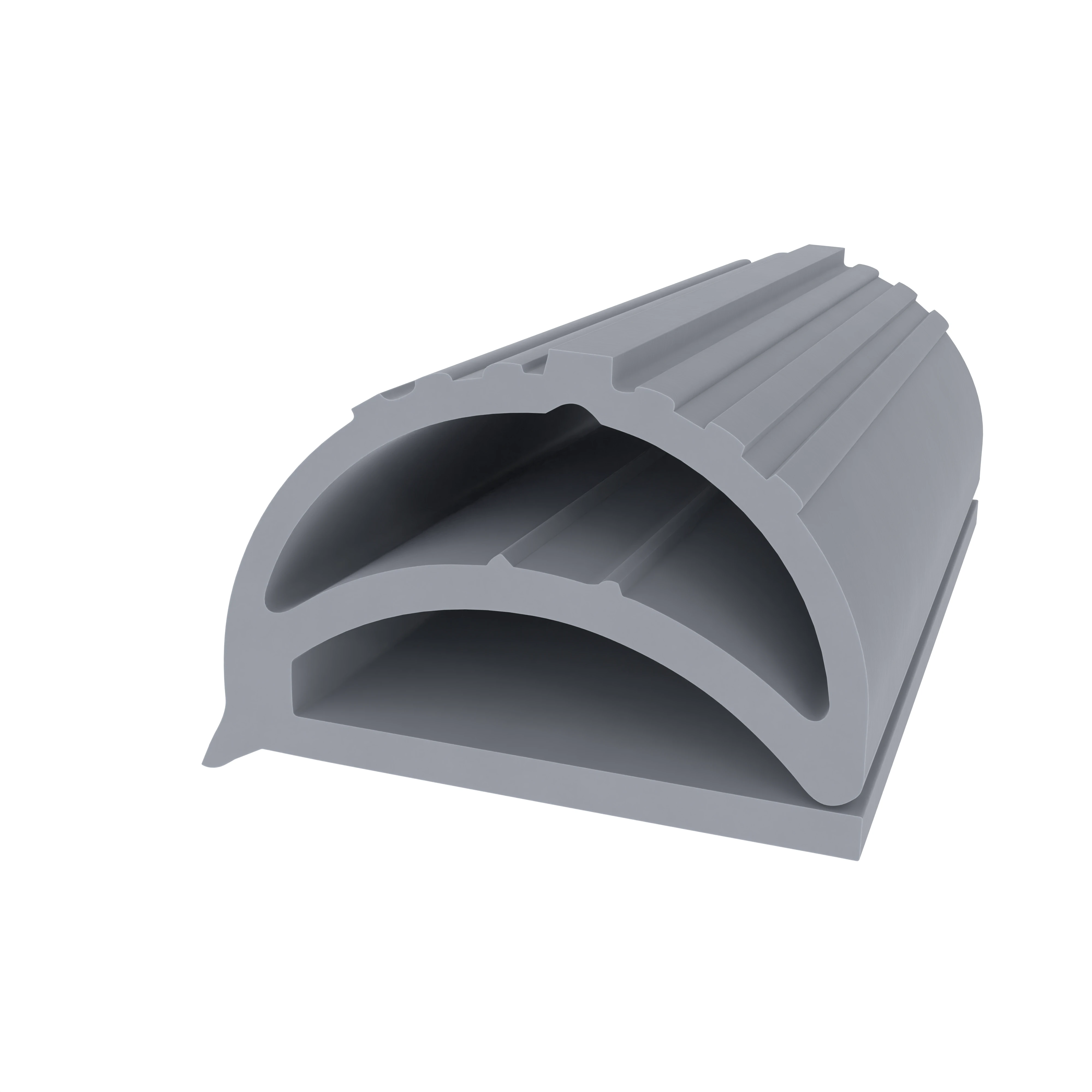 Kühlschrankdichtung Meterware | Höhe: 15,1 mm | Farbe: grau