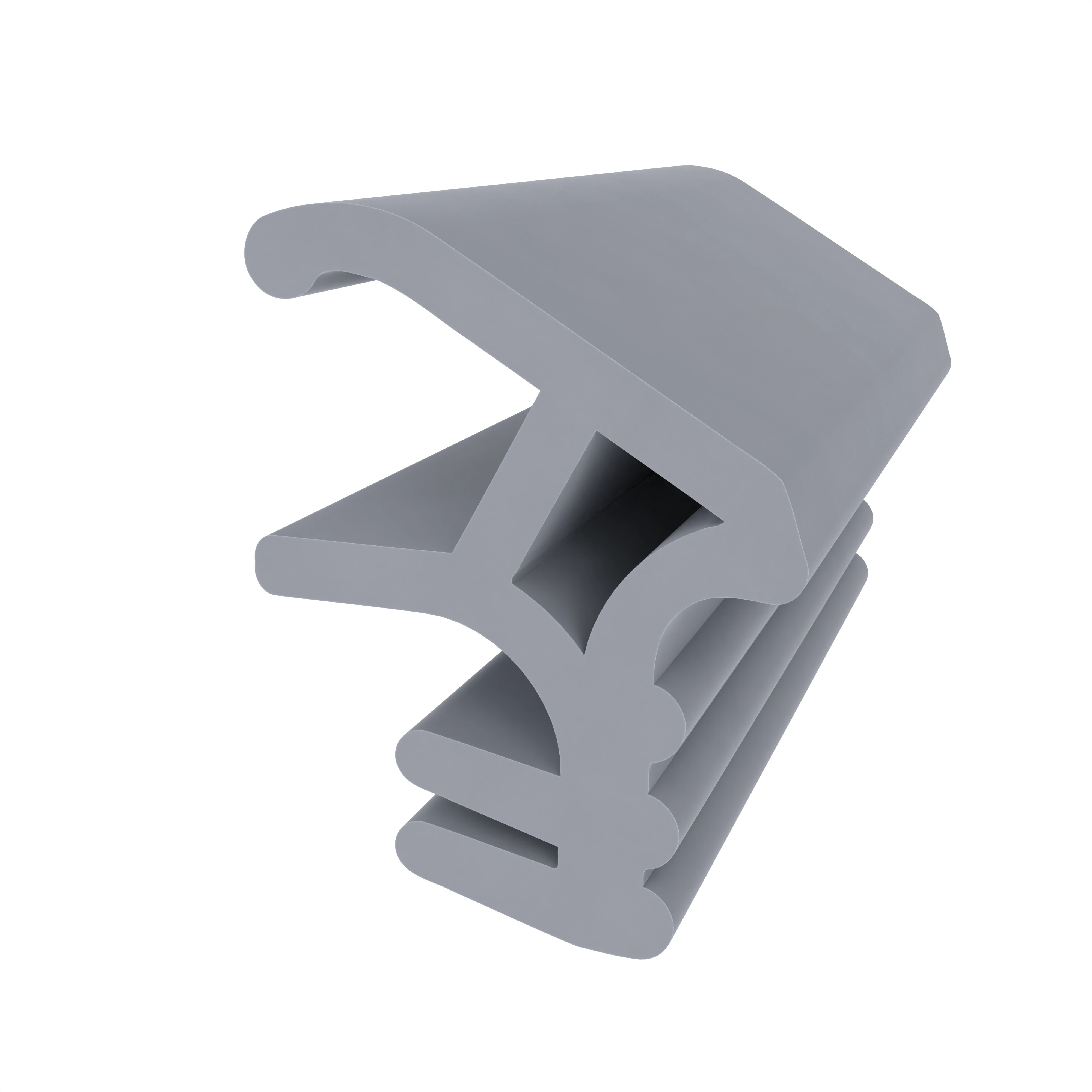 Stahlzargendichtung für Stahltüren | 12 mm Breite | Farbe: grau