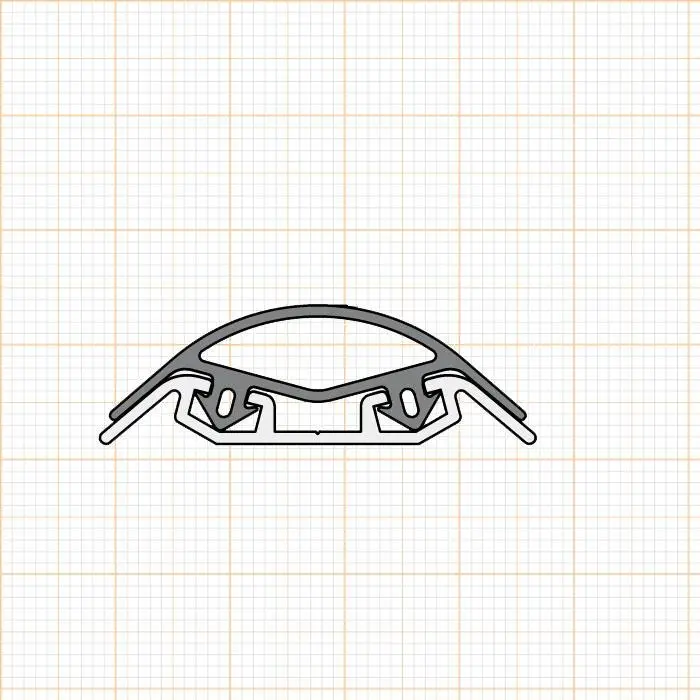 Bodenschwellendichtungen - Bodenschwellendichtung | Breite: 38 mm | Farbe: grau