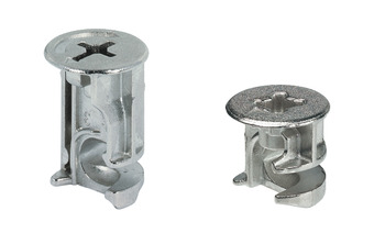 Verbinder & Bodenträger - Verbindergehäuse von Häfele Minifix 15 | Bohrtiefe: 14 mm +0,5 mm | Für Holzdicke ab 19 mm