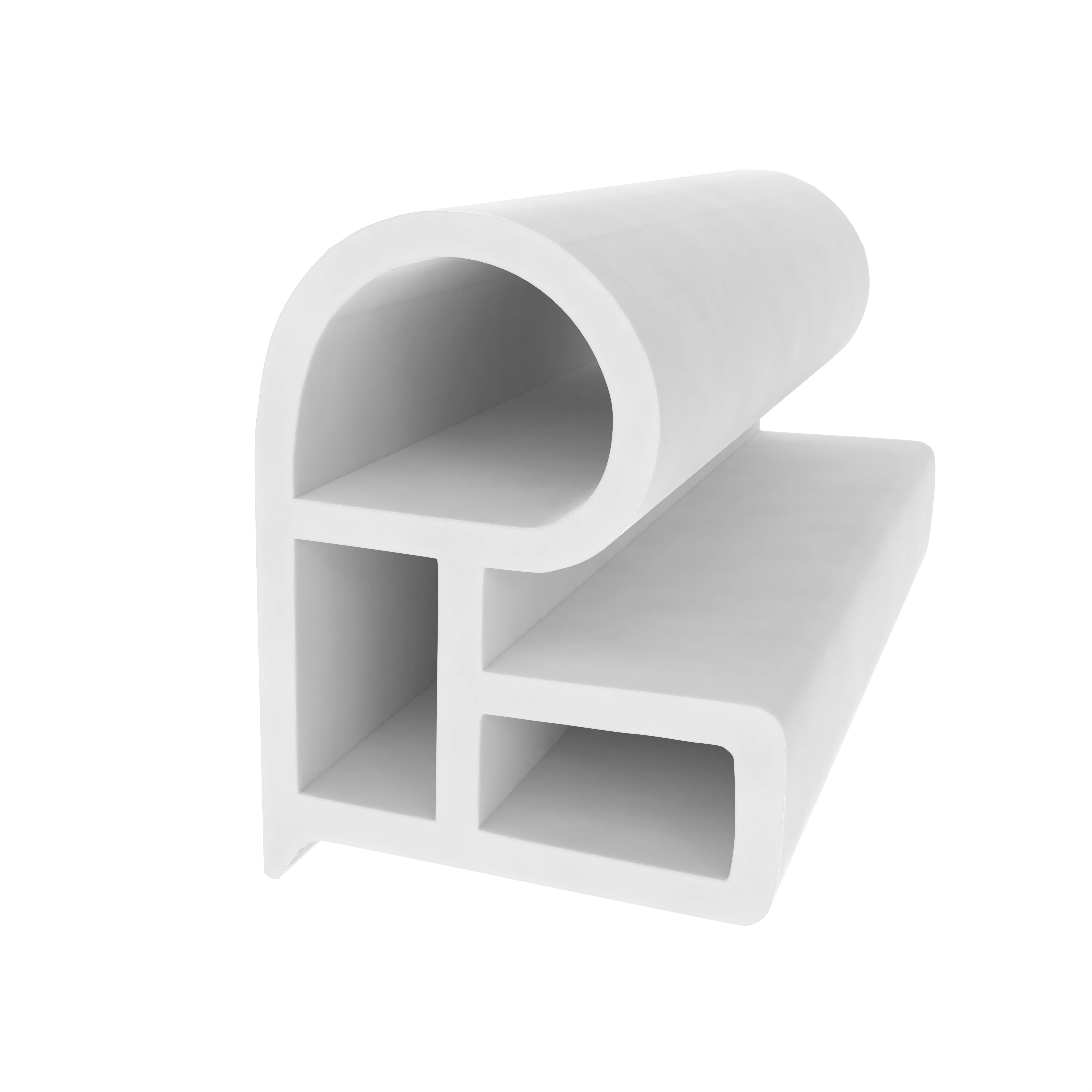 Stahlzargendichtung für Stahltüren | 14 mm Breite | Farbe: weiß
