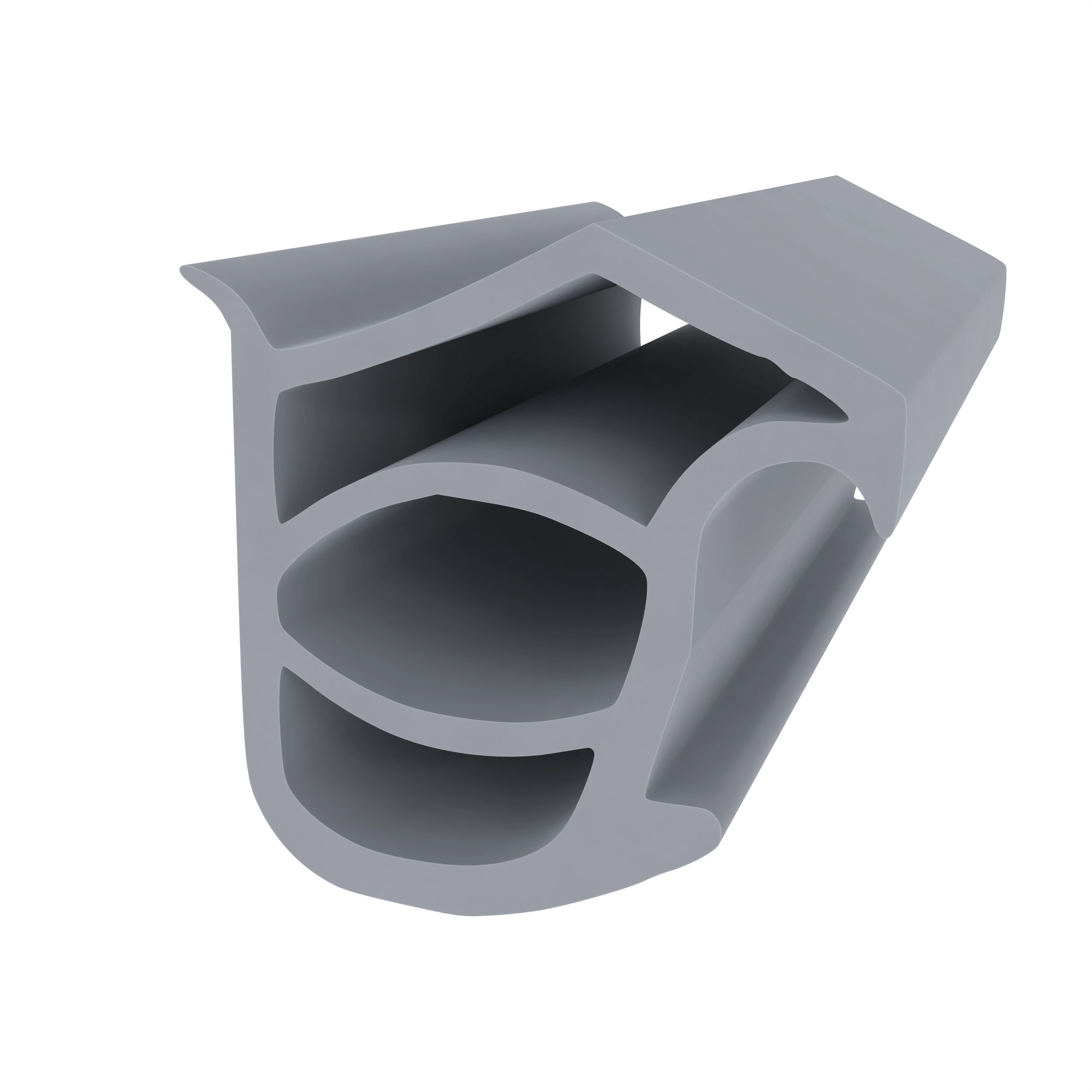 Stahlzargendichtung für Stahlprofile | 18 mm Breite | Farbe: grau