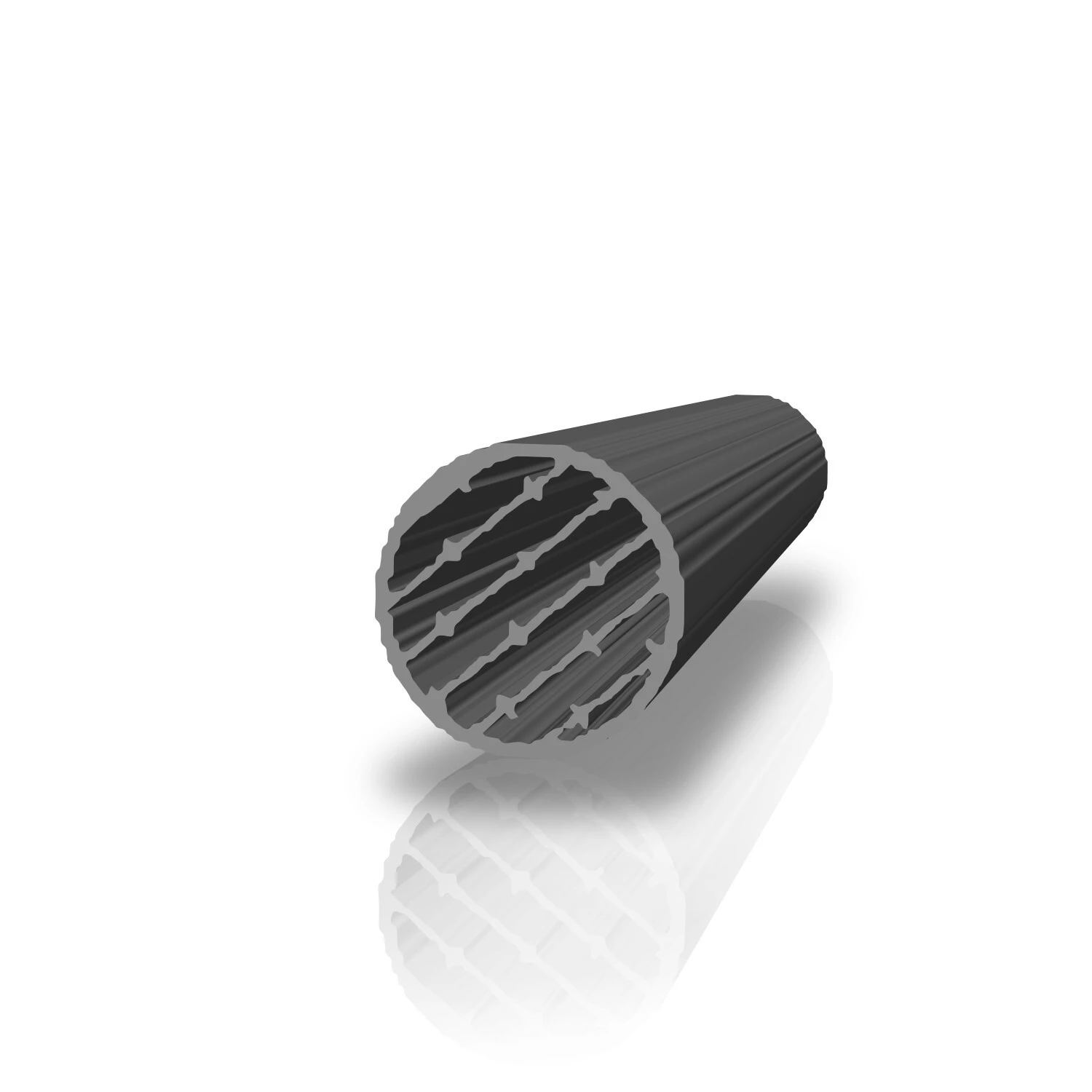 Moosgummi - Rundschnurprofil | 6 mm Durchmesser | Farbe: grau