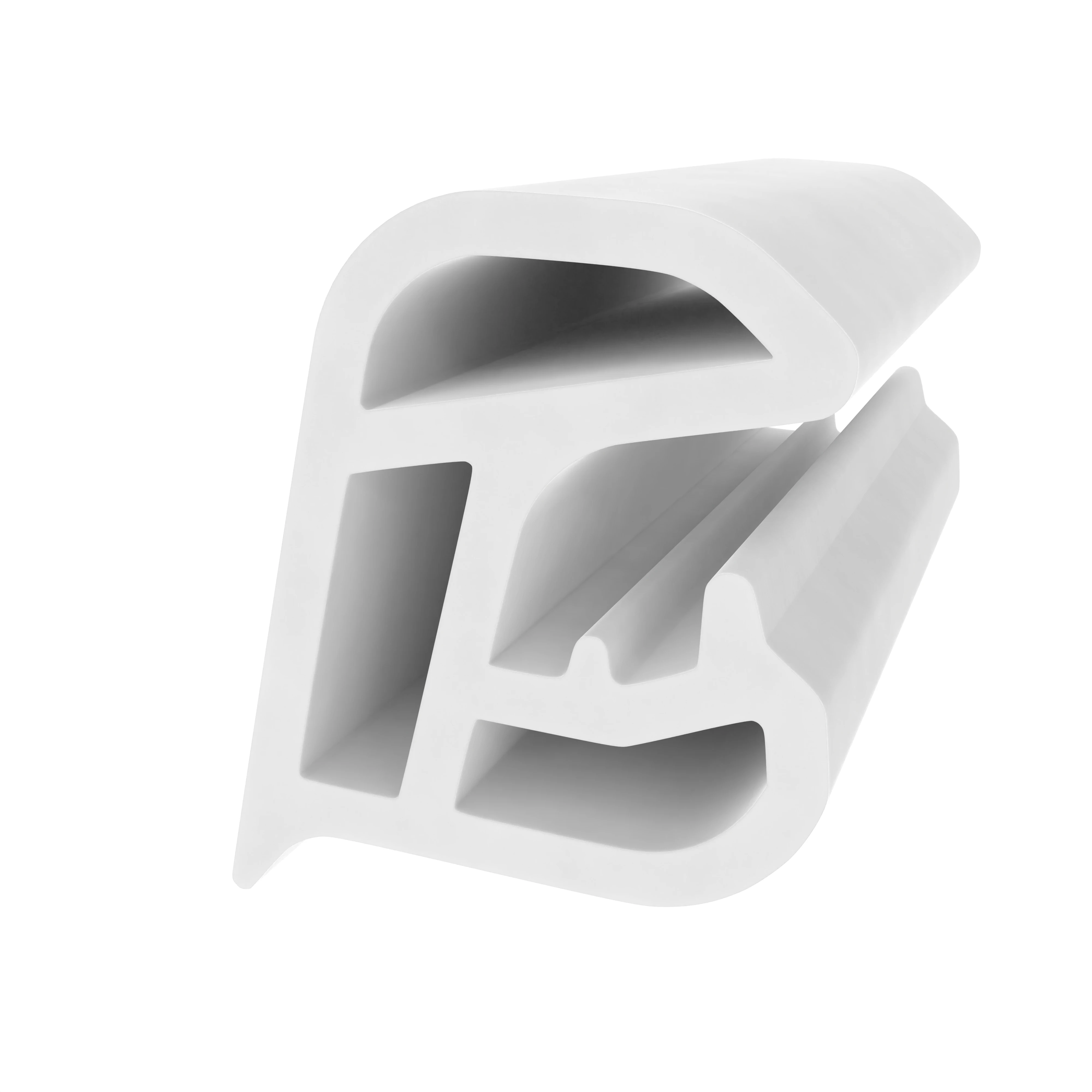 Stahlzargendichtung für seitliche Nut | 14,5 mm Höhe | Farbe: weiß Stahlzargendichtung für seitliche Nut | 14,5 mm Höhe | Farbe: weiß