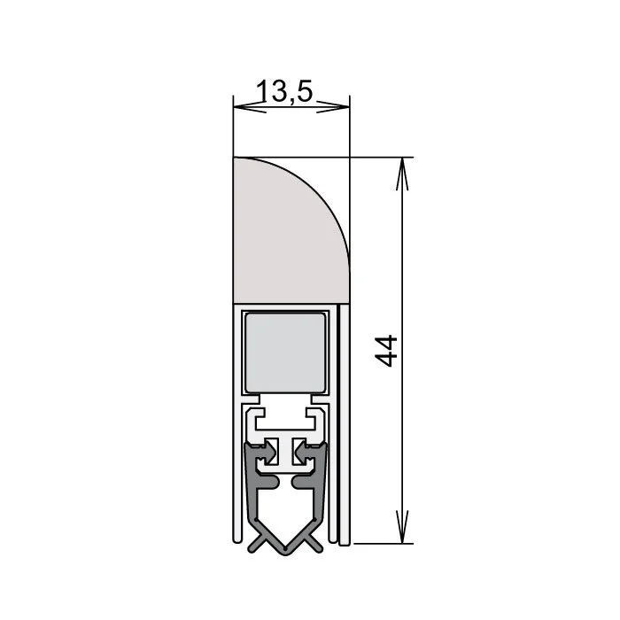 Wind-Ex Absenkdichtung von Athmer | Länge: 1110 mm