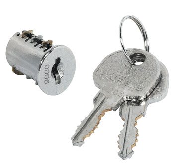 Wechselkern Universal Symo mit Schlüssel | Zylinderlänge: 21,7 mm