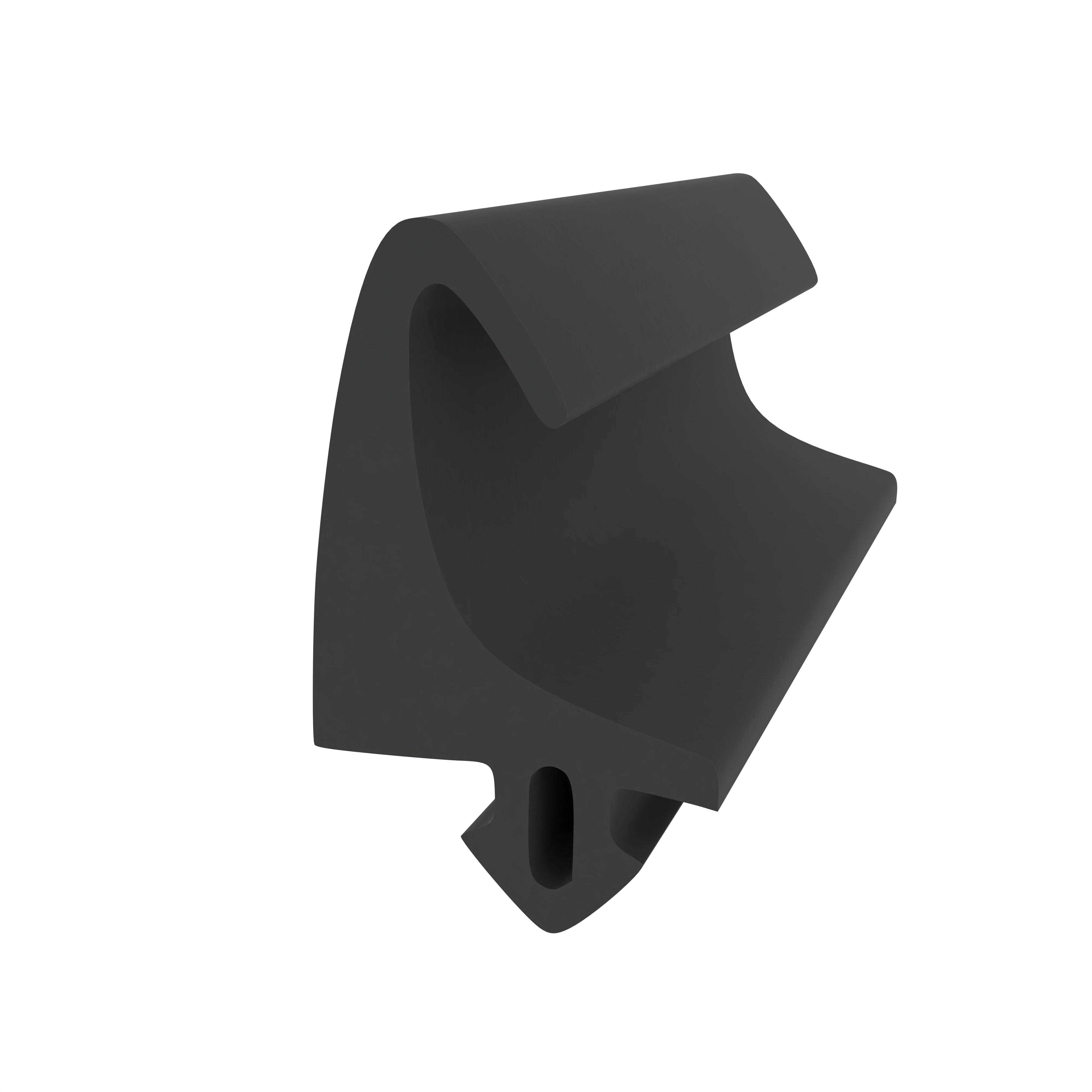Mitteldichtung für Metallfenster | 25 mm Höhe | Farbe: schwarz