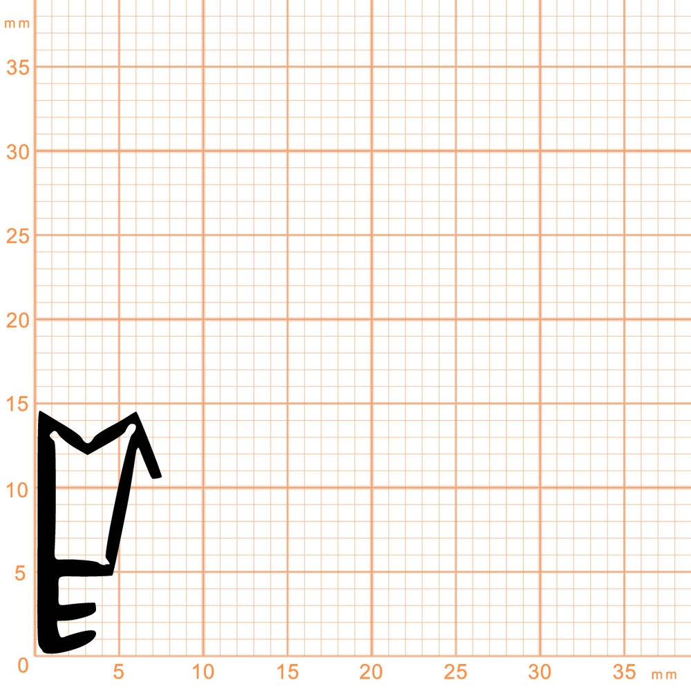 Überschlagdichtungen - Überschlagdichtung für Holzfenster | Höhe: 14,5 mm | Farbe: braun