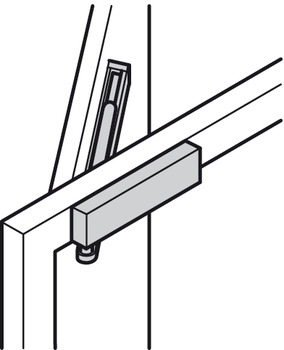 Türöffner & Türschließer - Obentürschließer Dorma TS 93B | Schließkraft: 2–5 nach EN 1154 | Farbe: silber