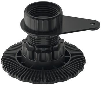 Einschraubgleiter für Häfele AXILO™ 78 | Durchmesser: 35 mm | Farbe: schwarz