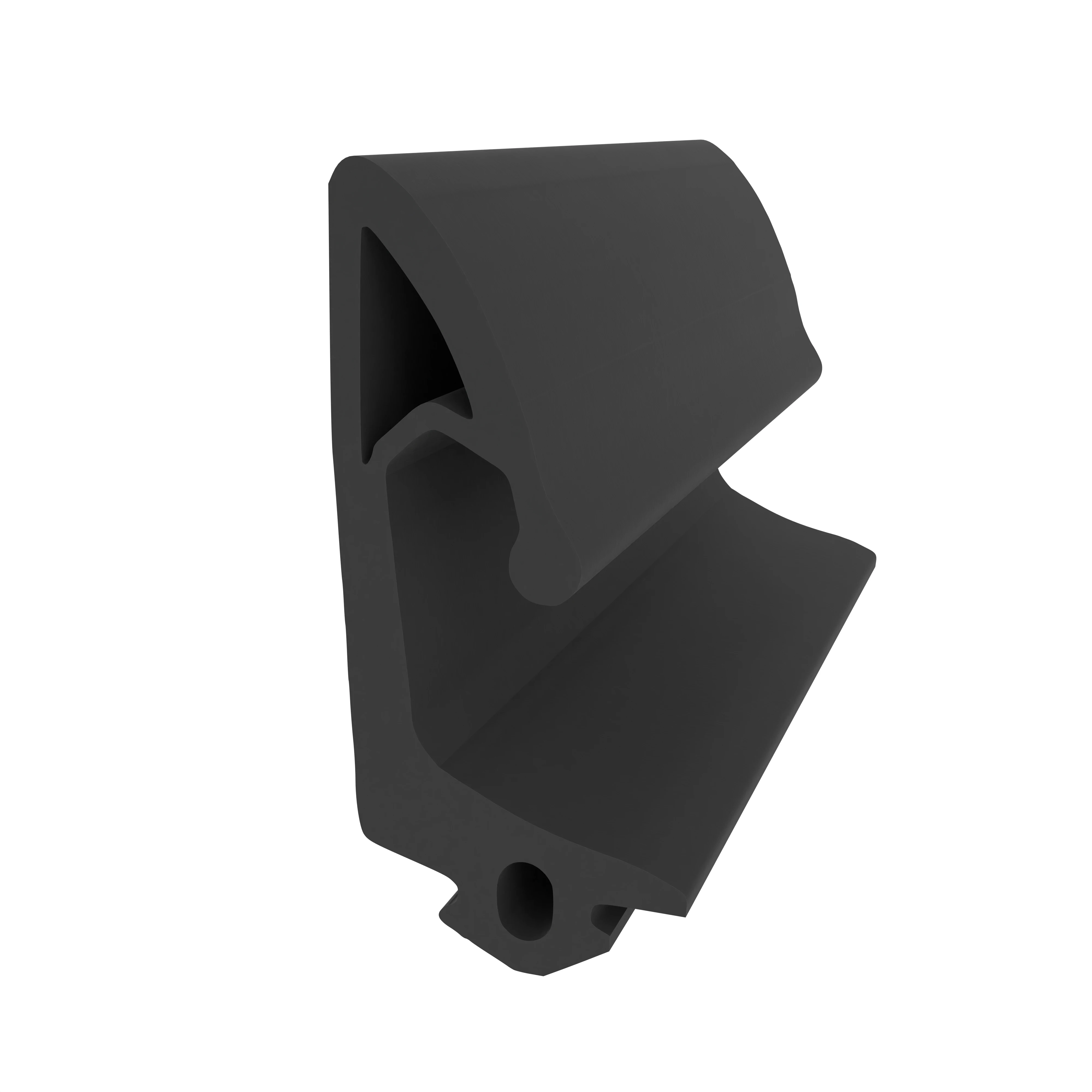 Mitteldichtung für Metall- und Alufenster | 22 mm Höhe | Farbe: schwarz