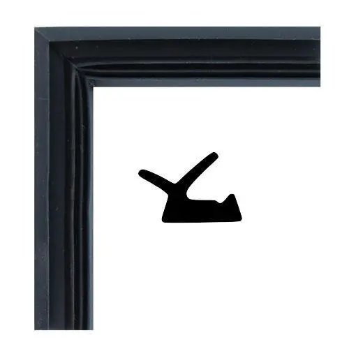 Dichtungsecken - Dichtungsecke für Anschlagdichtung F2018 | Farbe: schwarz