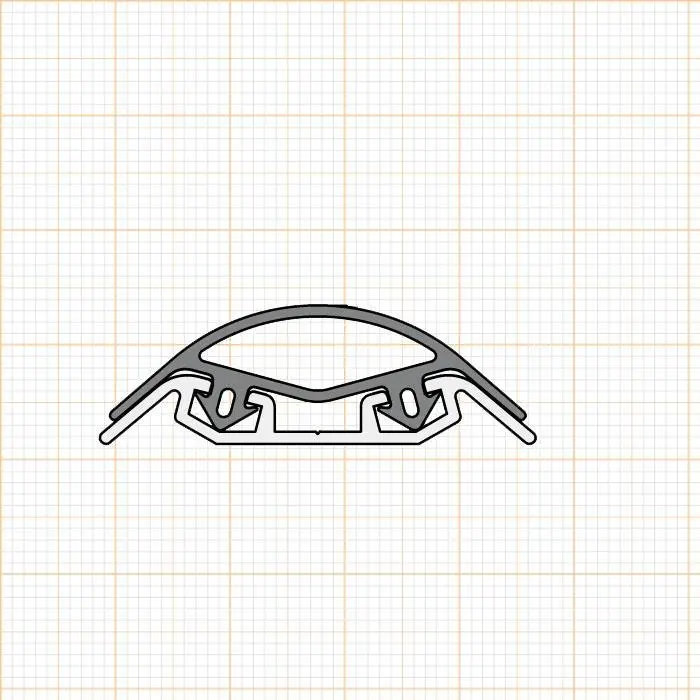 Bodenschwellendichtungen - Bodenschwellendichtung | Breite: 38 mm | Farbe: schwarz