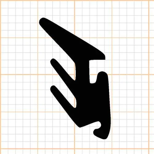 Verglasungsdichtungen - Verglasungsdichtung für Fenster | 10 mm Breite | Farbe: grau