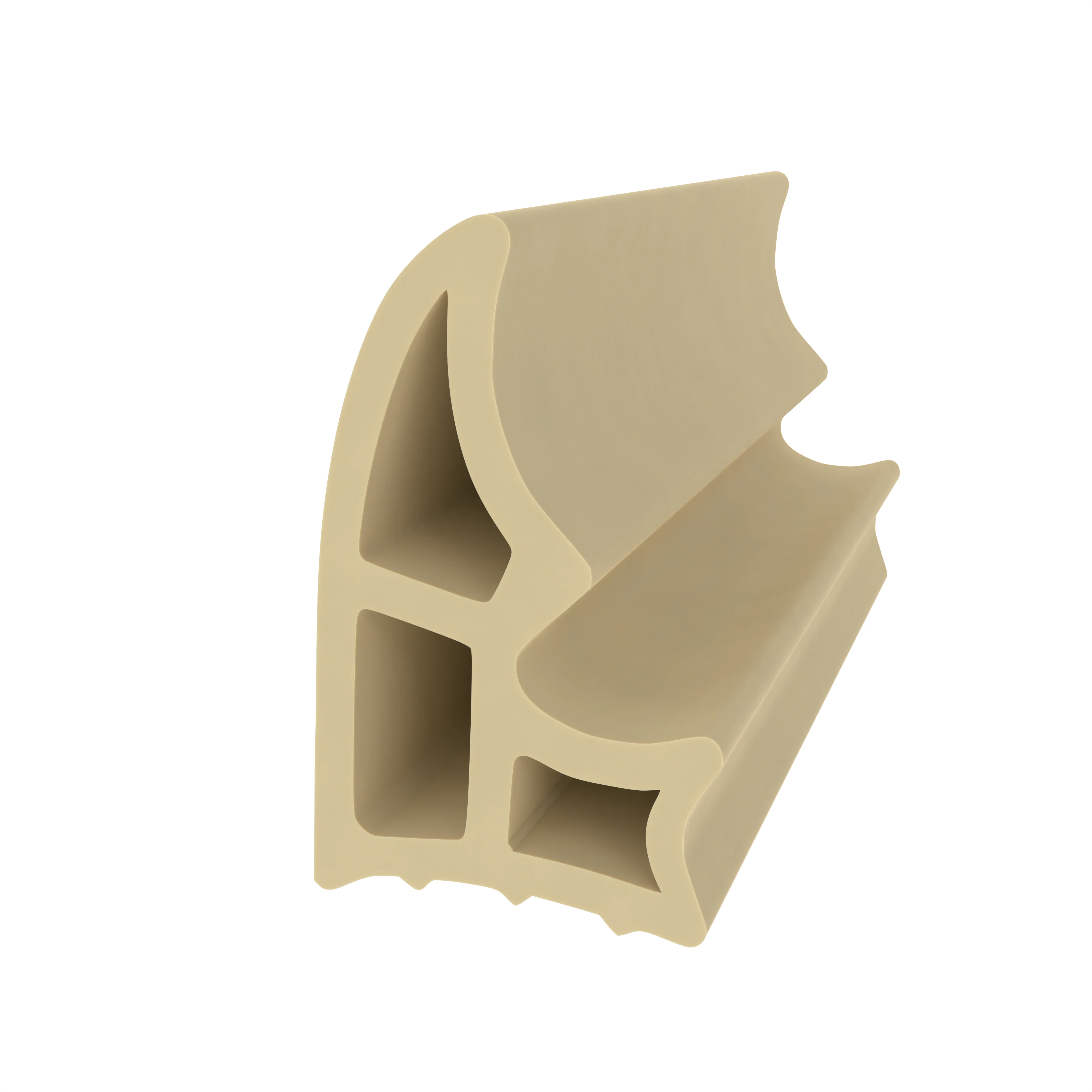 Stahlzargendichtung in beige