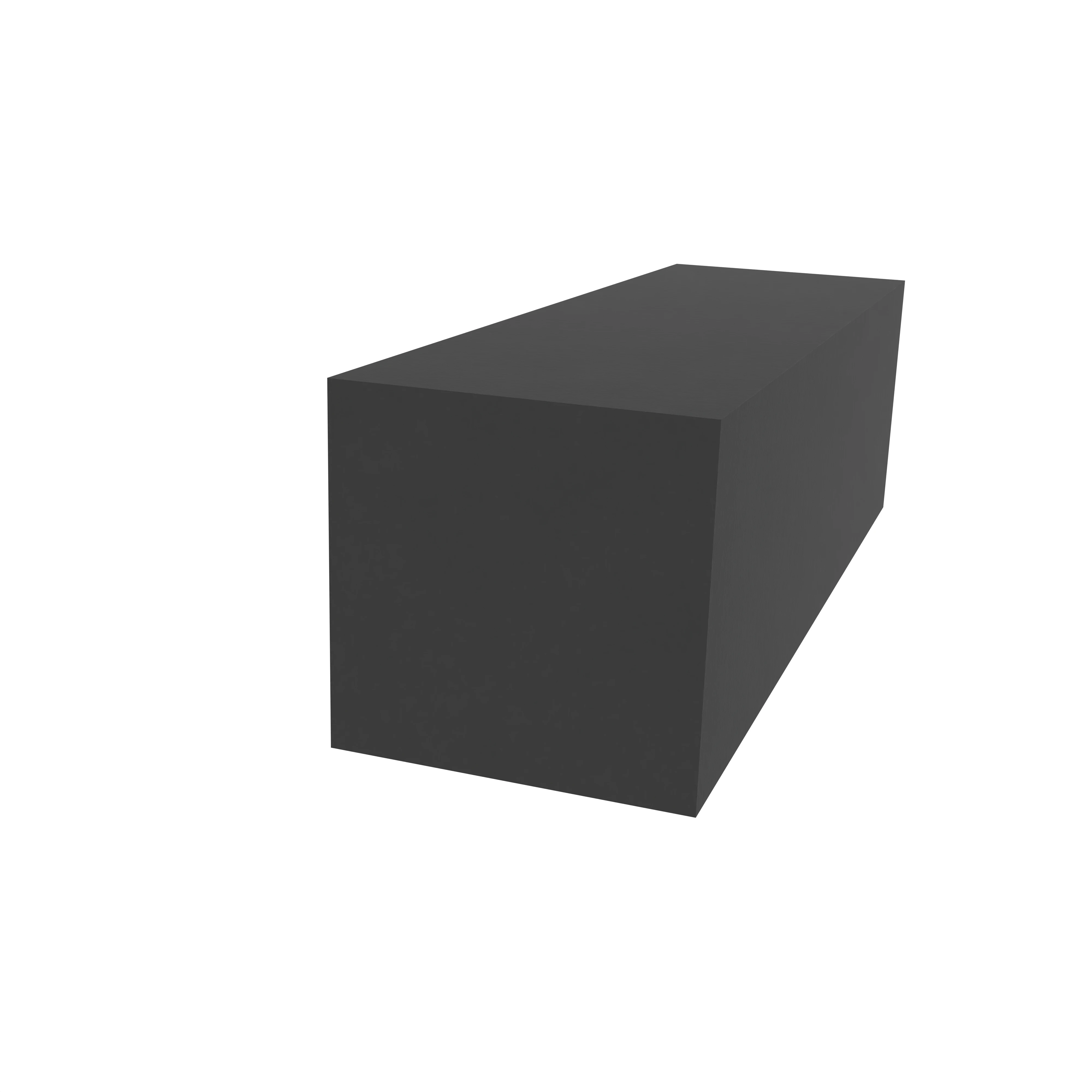 Moosgummidichtung vierkant | 12 mm Höhe | Farbe: schwarz Moosgummidichtung vierkant | 12 mm Höhe | Farbe: schwarz