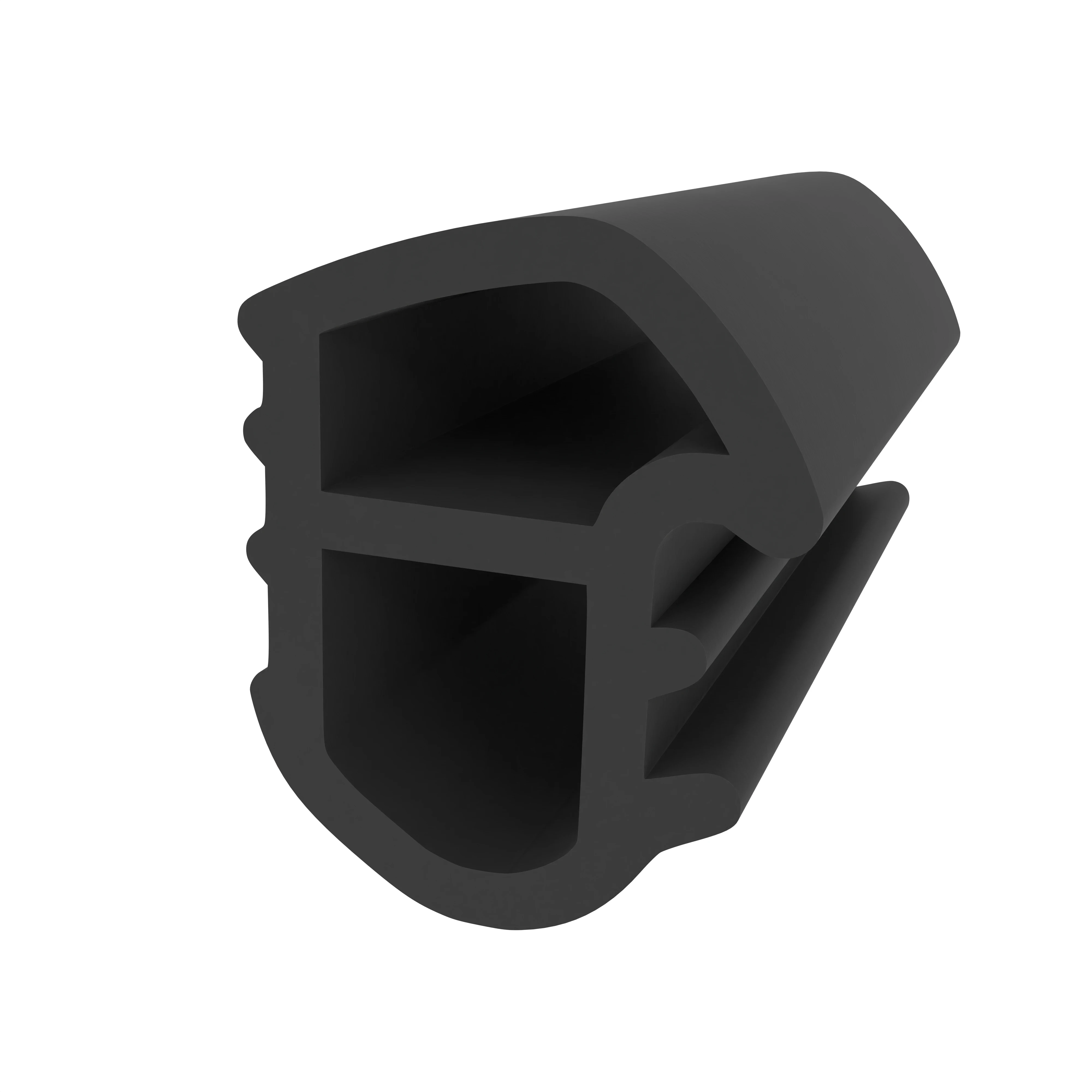 Stahlzargendichtung für Stahlzargen | 18 mm Höhe | Farbe: schwarz