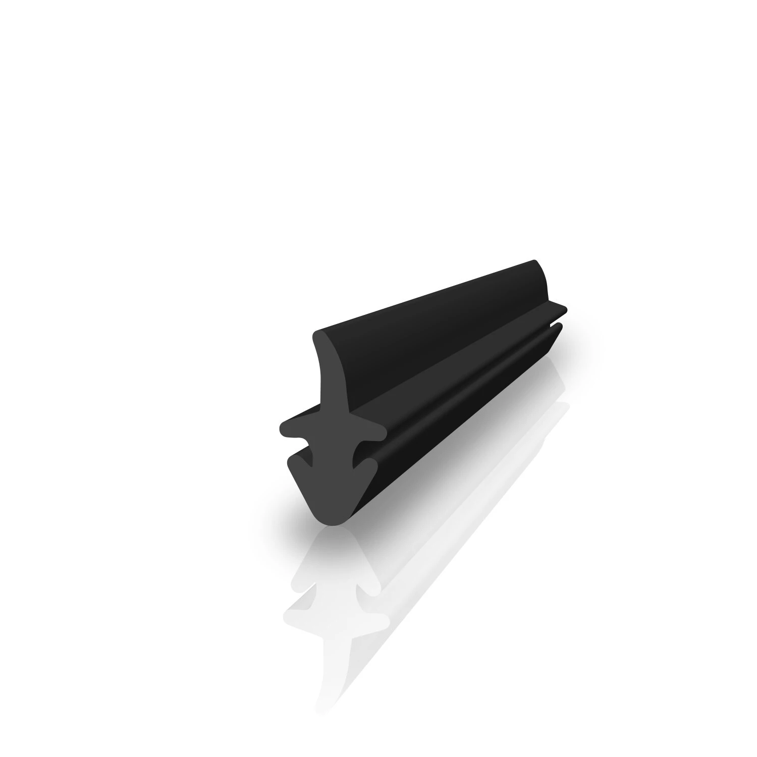 Mitteldichtung für Metall- und Alufenster | 11 mm Höhe | Farbe: schwarz