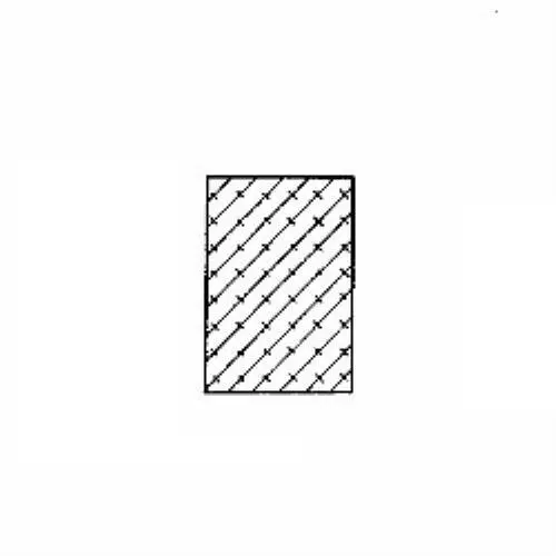 Moosgummidichtung vierkant | 12 mm Höhe | Farbe: grau