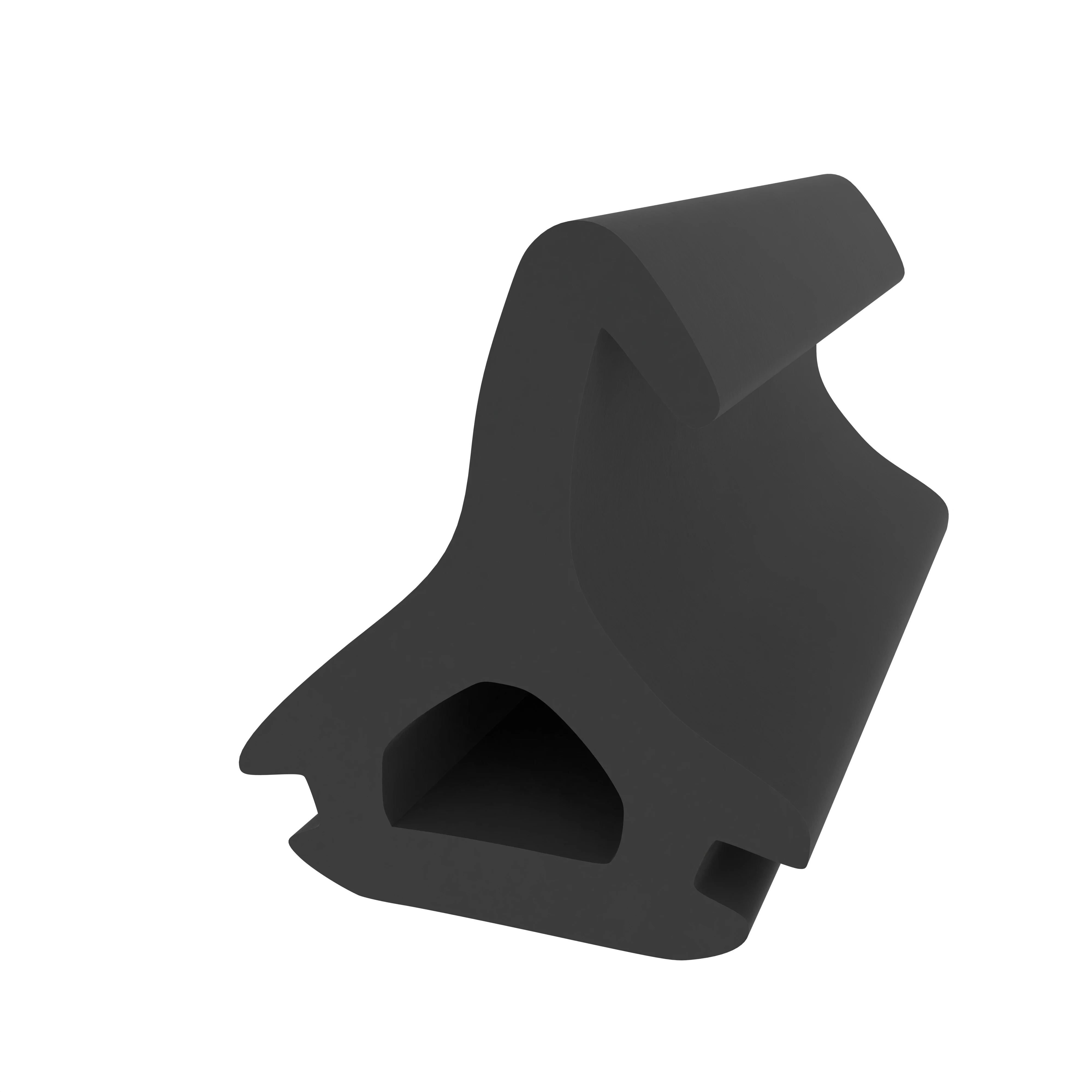 Mitteldichtungen - Mitteldichtung für Metall- und Alufenster | 20 mm Höhe | Farbe: schwarz