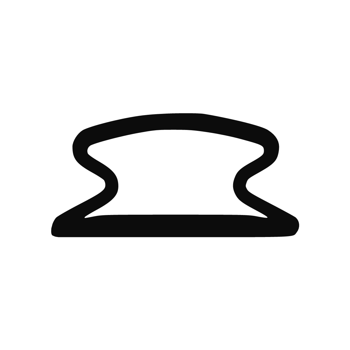 Türdichtung selbstklebend - Klebedichtung für Fenster und Türen | 12 mm Breite | Farbe: weiß