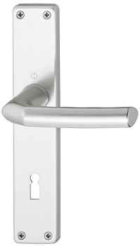 Türdrücker-Garnitur mit Buntbart | Hoppe Birmingham 1117/202SP | Farbe: silber Türdrücker-Garnitur mit Buntbart | Hoppe Birmingham 1117/202SP | Farbe: silber