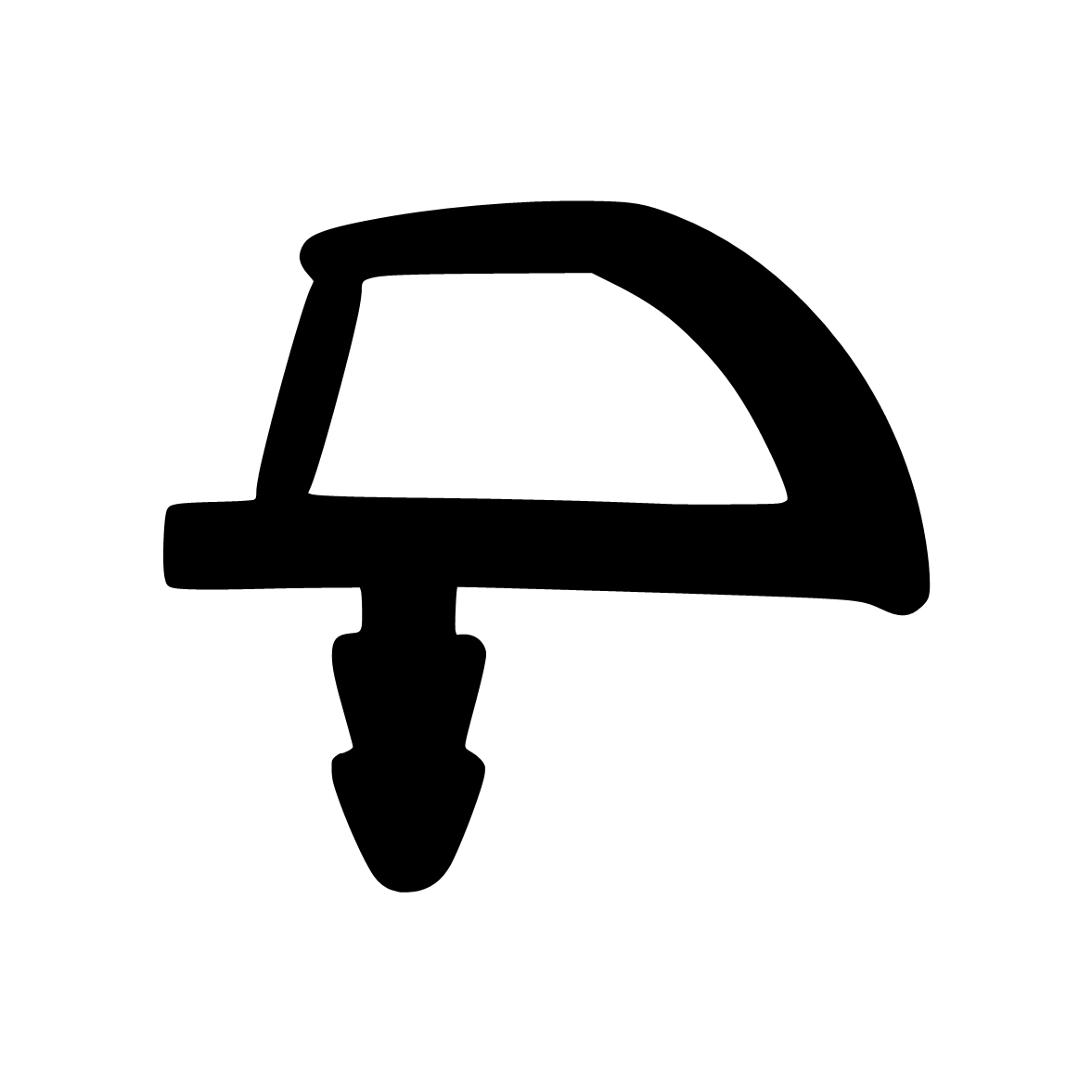 Türrahmen Dichtung - Holzzargendichtung für Zimmertüren | 14 mm Falzbreite | Farbe: weiß