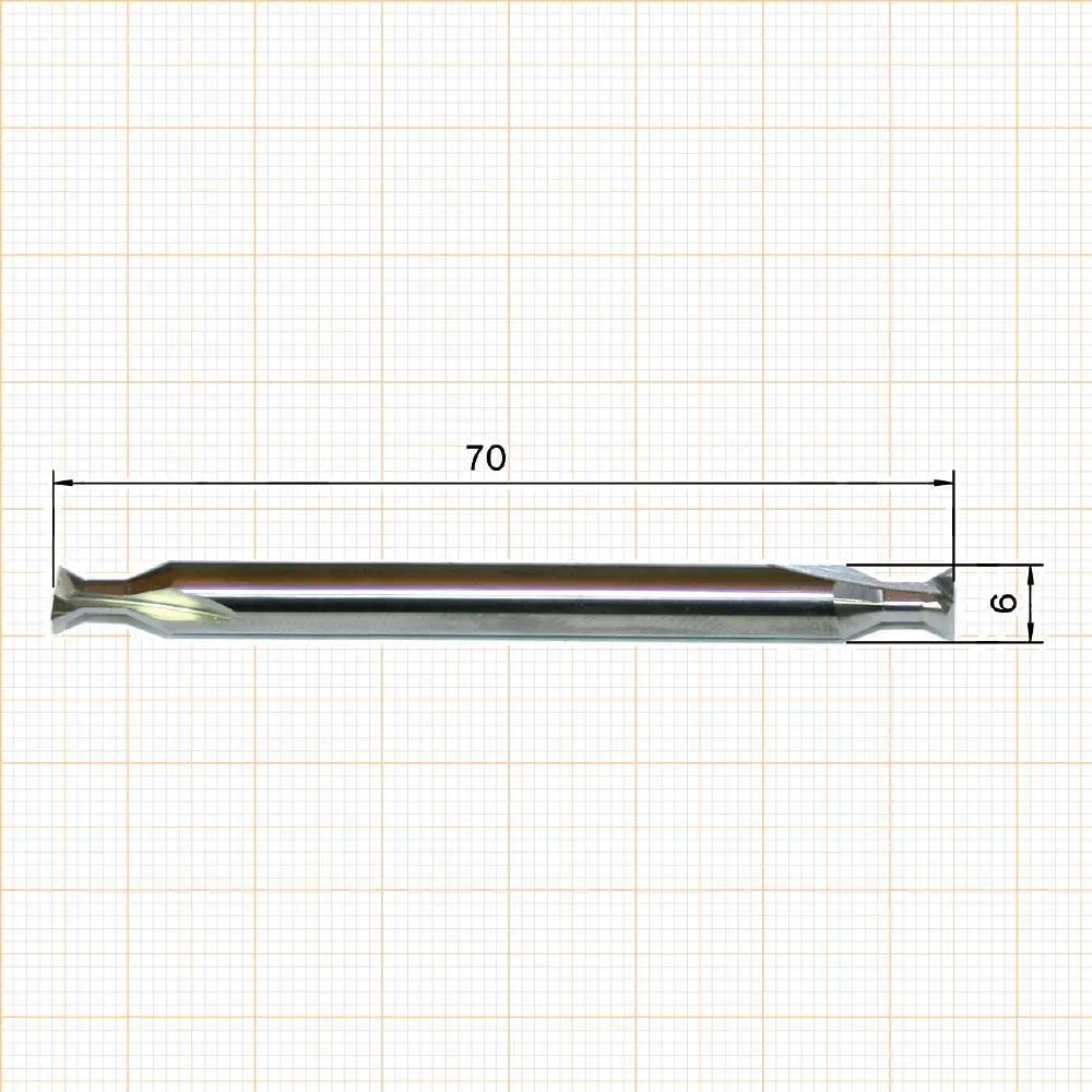 Fräser für Schwalbenschwanzfuß | Wegoma DF550 Vario | Länge: 70 mm