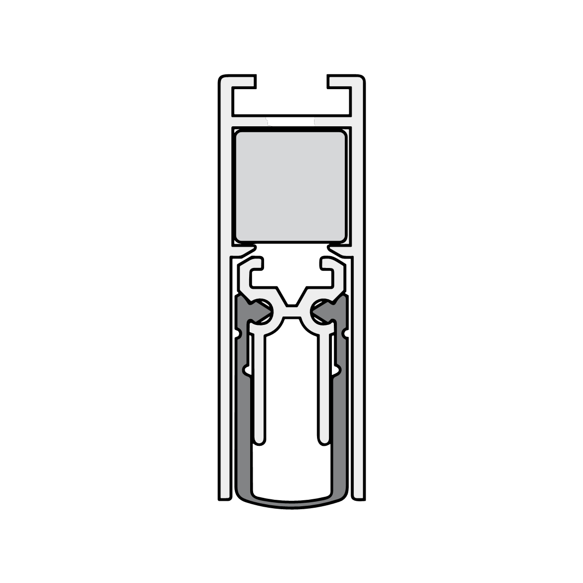 Schall-Ex Slide M-12 WS | 708 mm einseitig (708 mm)