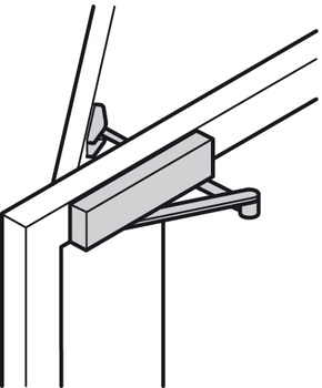 Türöffner & Türschließer - Obentürschließer Dorma TS 83 | Schließkraft: 3–6 nach EN 1154 | Farbe: silber