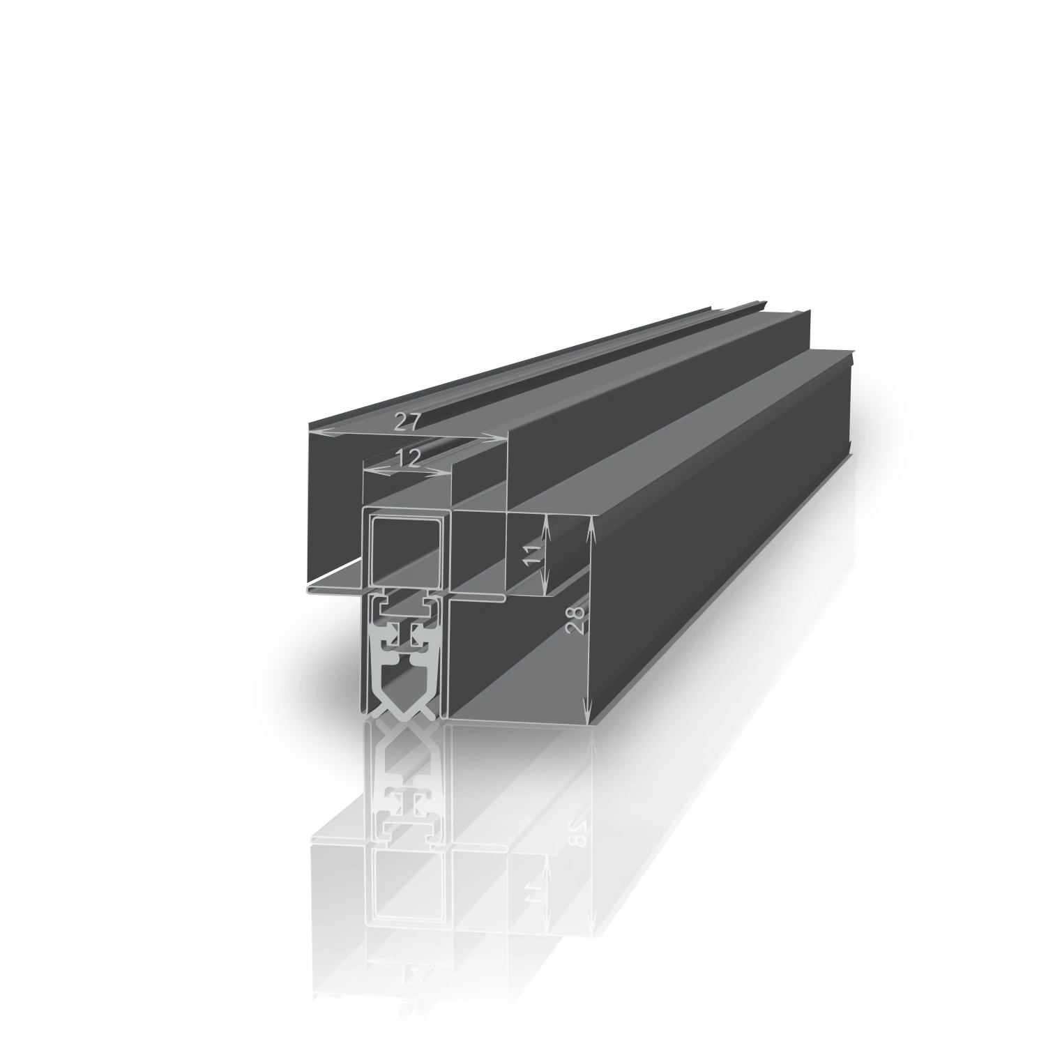 Absenkdichtungen - Unidicht ES Absenkdichtung von Athmer | Länge: 958 mm