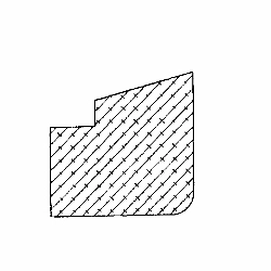 Türrahmen Dichtung - Stahlzargendichtung für Stahlrahmen | 15 mm Breite | Farbe: grau