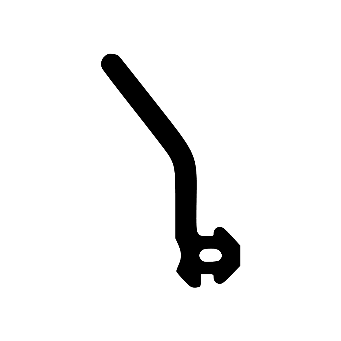 Lippendichtungen - Anschlagdichtung für seitlichen Anschlag | 19,5 mm Höhe | Farbe: schwarz