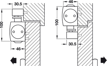 Obentürschließer Geze TS 5000 | Schließkraft: 2-6 nach EN 1154 | Farbe: silber