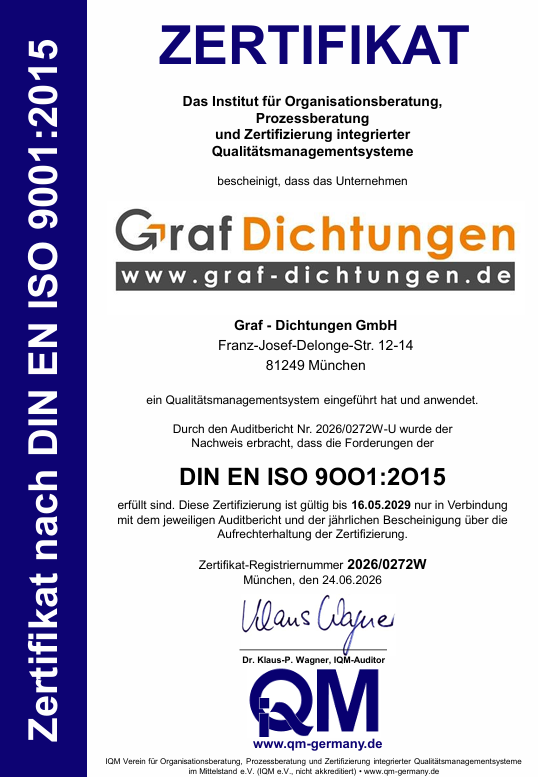Zertifizierungen Qualität- und Umweltmanagement - ISO-Zertifikat-2026