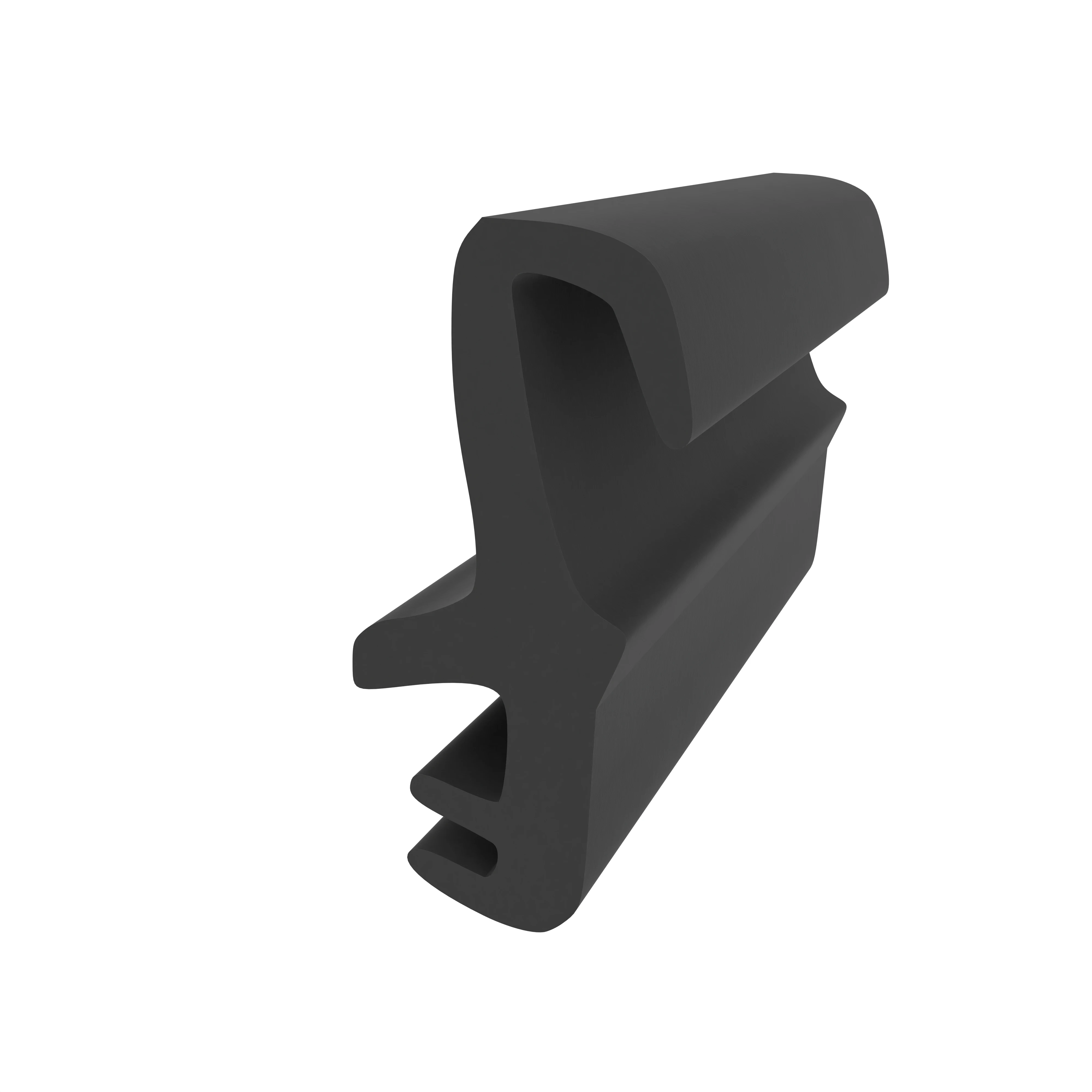 Mitteldichtung für Metall- und Alufenster | 16,5 mm Höhe | Farbe: schwarz Mitteldichtung für Metall- und Alufenster | 16,5 mm Höhe | Farbe: schwarz