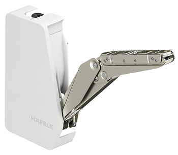 Beschläge - Hochklappbeschlag von Häfele | Modell: Free flap 1.7 - A | Farbe: weiß
