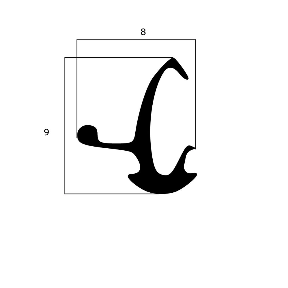 Lippendichtungen - Anschlagdichtung mit Lippe und profiliertem Fuß | 9 mm Höhe | Farbe: schwarz 