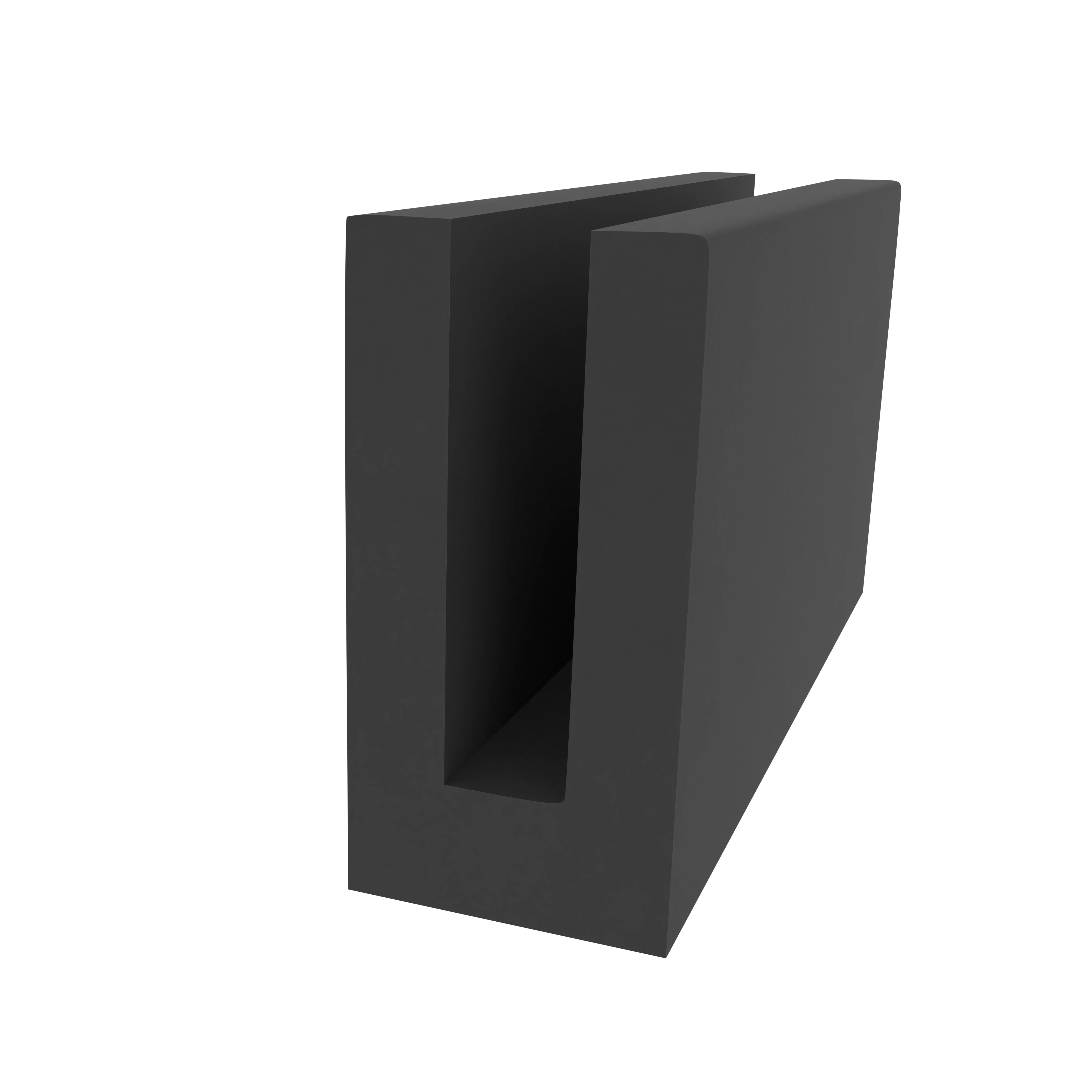 Kantenschutz - Kantenschutzprofil | Höhe: 10 mm | Farbe: schwarz