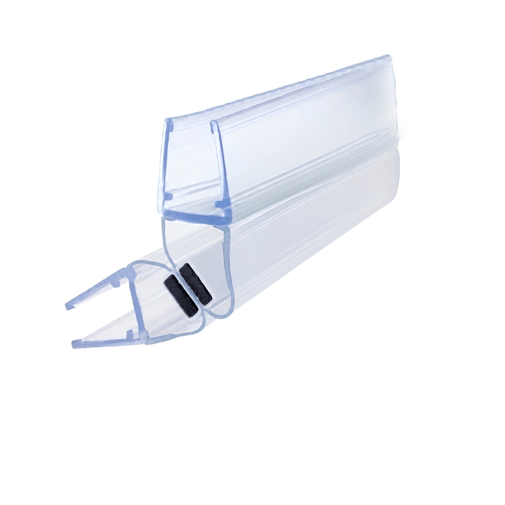 Dusch-Magnetprofil 90° | 6 - 8 mm Glasstärke | Farbe: transparent