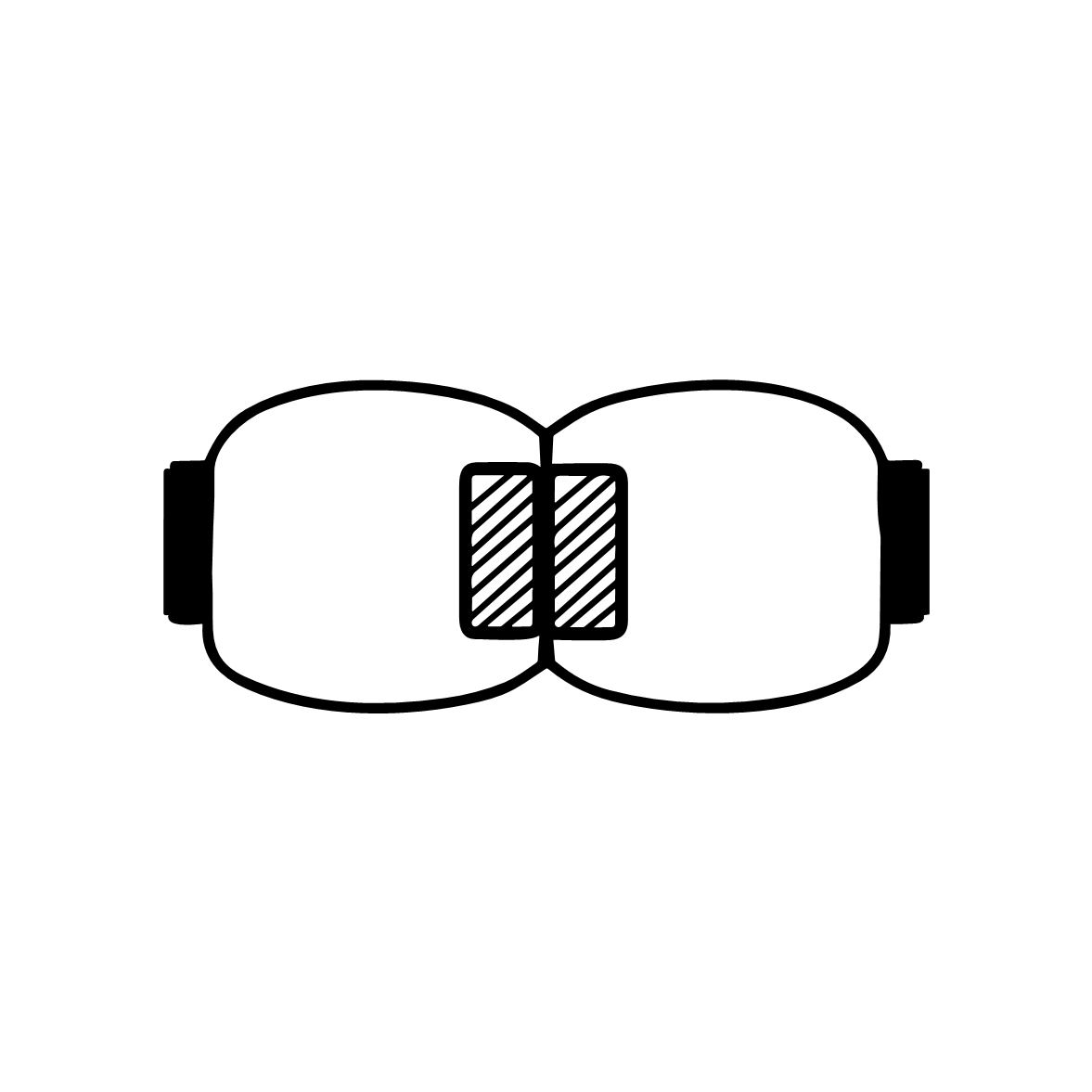 Senkrecht - Selbstklebende Dusch-Magnetdichtung 180°|  8 – 12 mm Glasstärke | Farbe: transparent