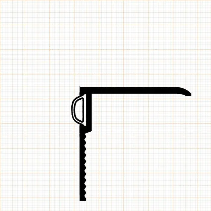 Bodenschwellendichtungen - Renovierungsschienen für Bodenschwellen | Breite: 45 mm | Farbe: silber