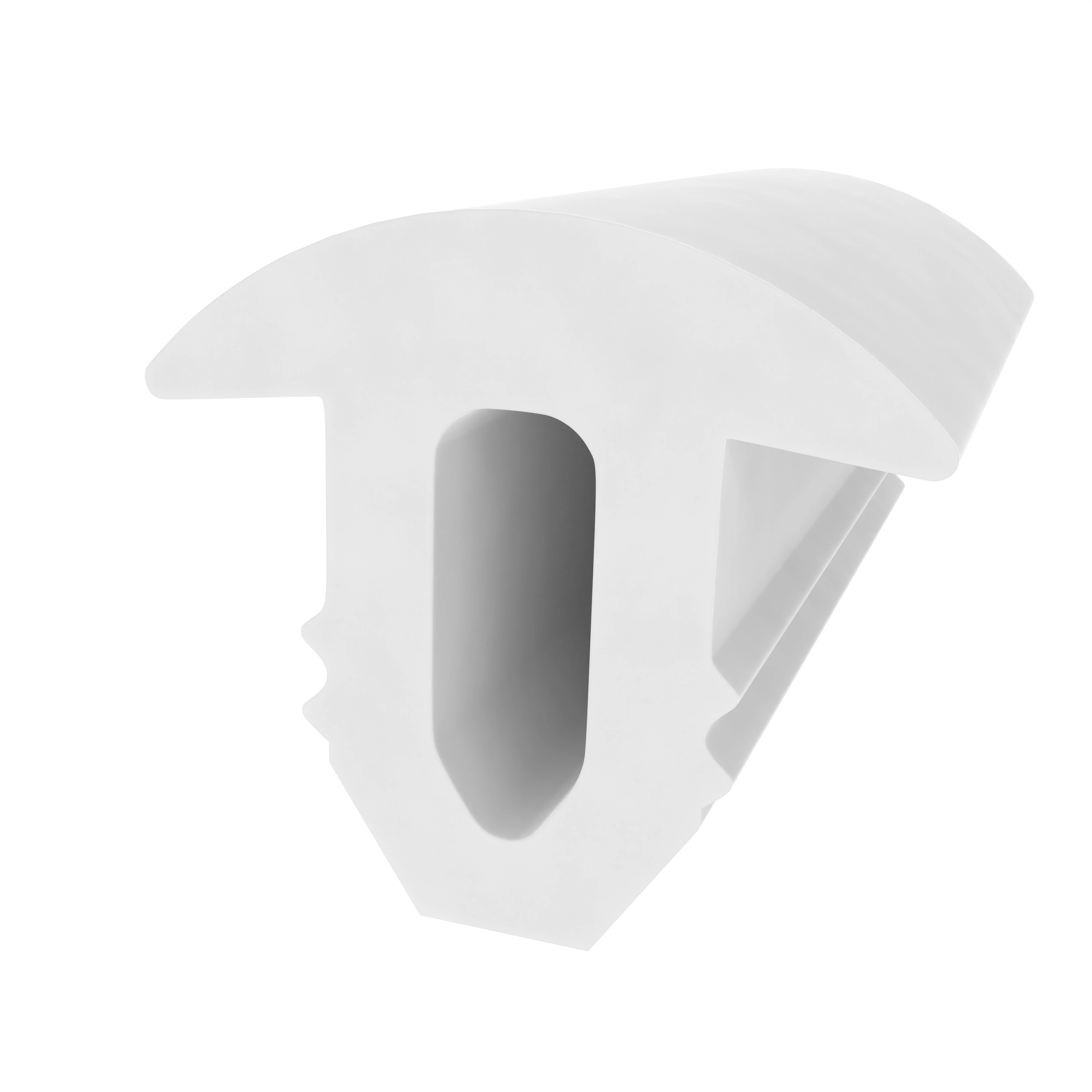 Treppenstufenprofile - Anti-Rutsch Profil für Treppenstufen | Höhe: 10 mm | Farbe: weiß