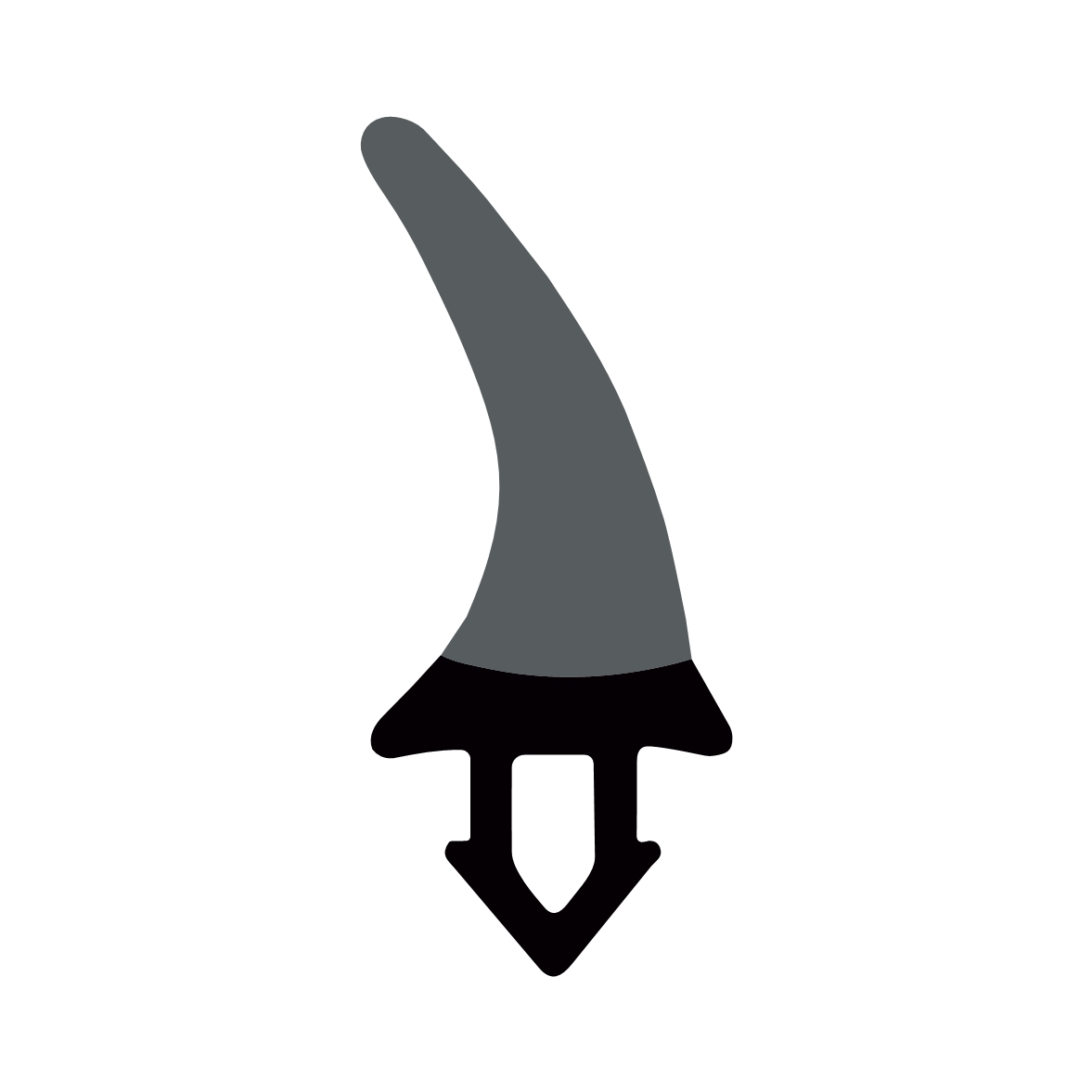 Kühlschrankdichtungen - Kühlschrankdichtung Meterware | Höhe: 25,5 mm | Farbe: schwarz