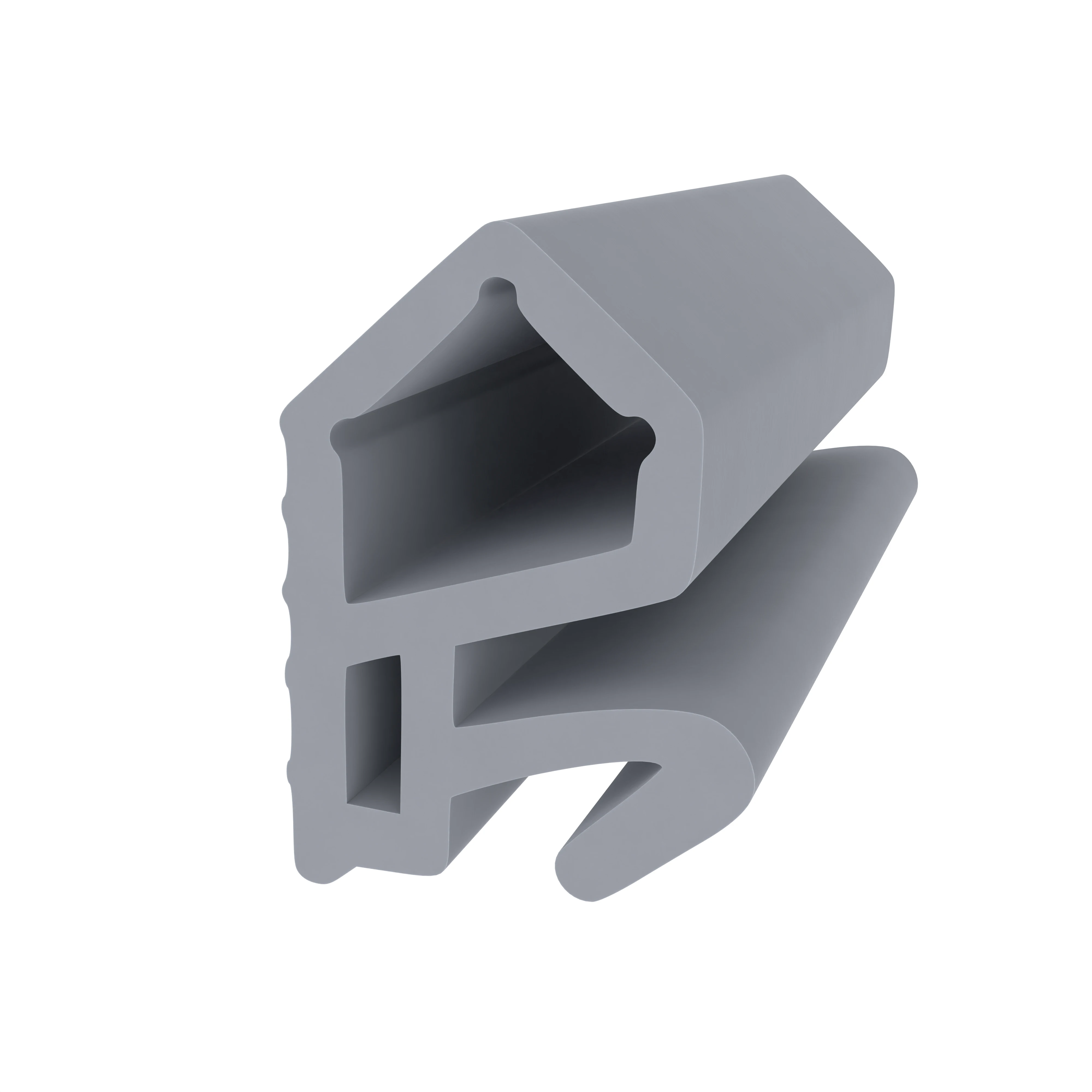 Stahlzargendichtung für Stahlzargen | 18 mm Höhe | Farbe: grau