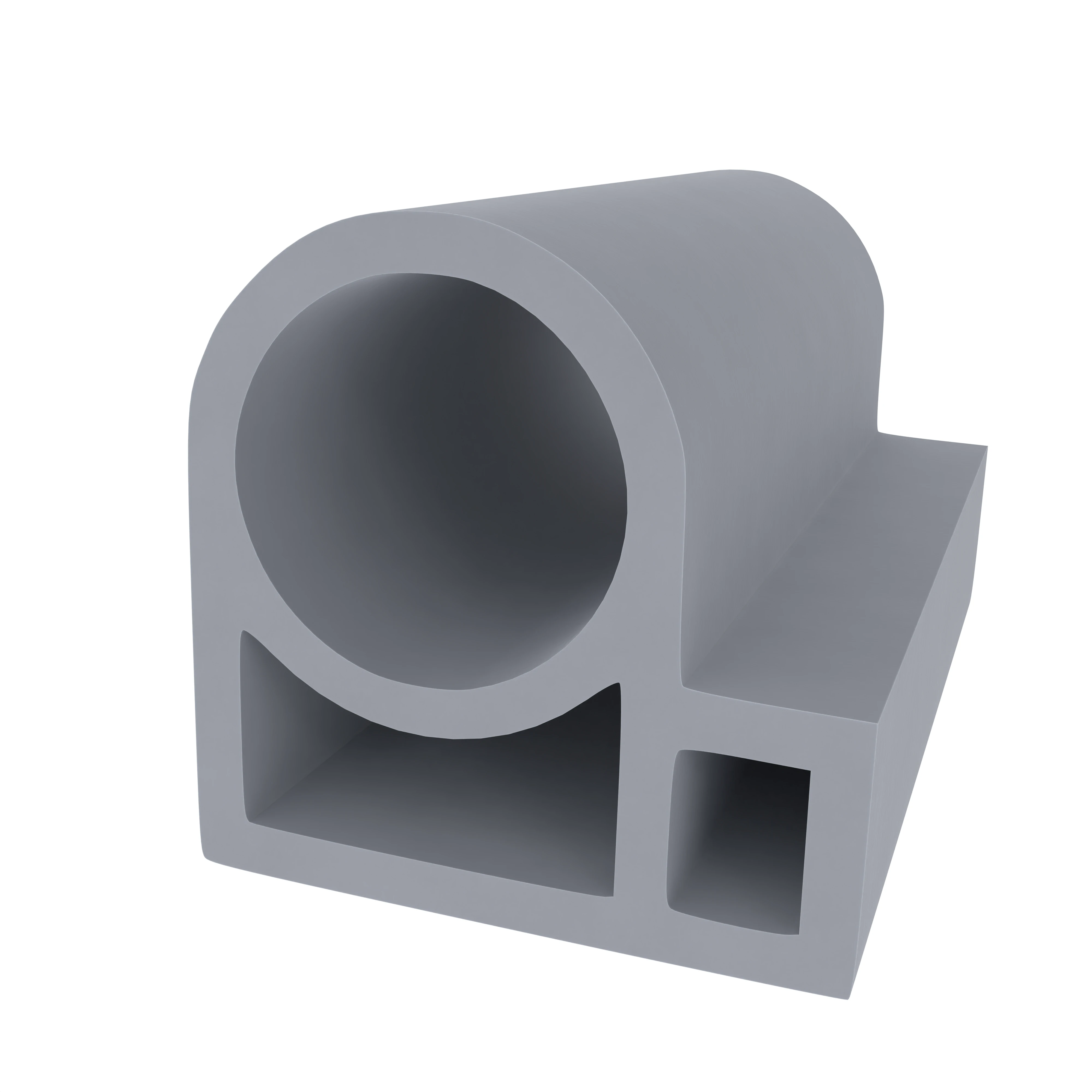 Stahlzargendichtung für Stahlzargen | 19 mm Höhe | Farbe: grau
